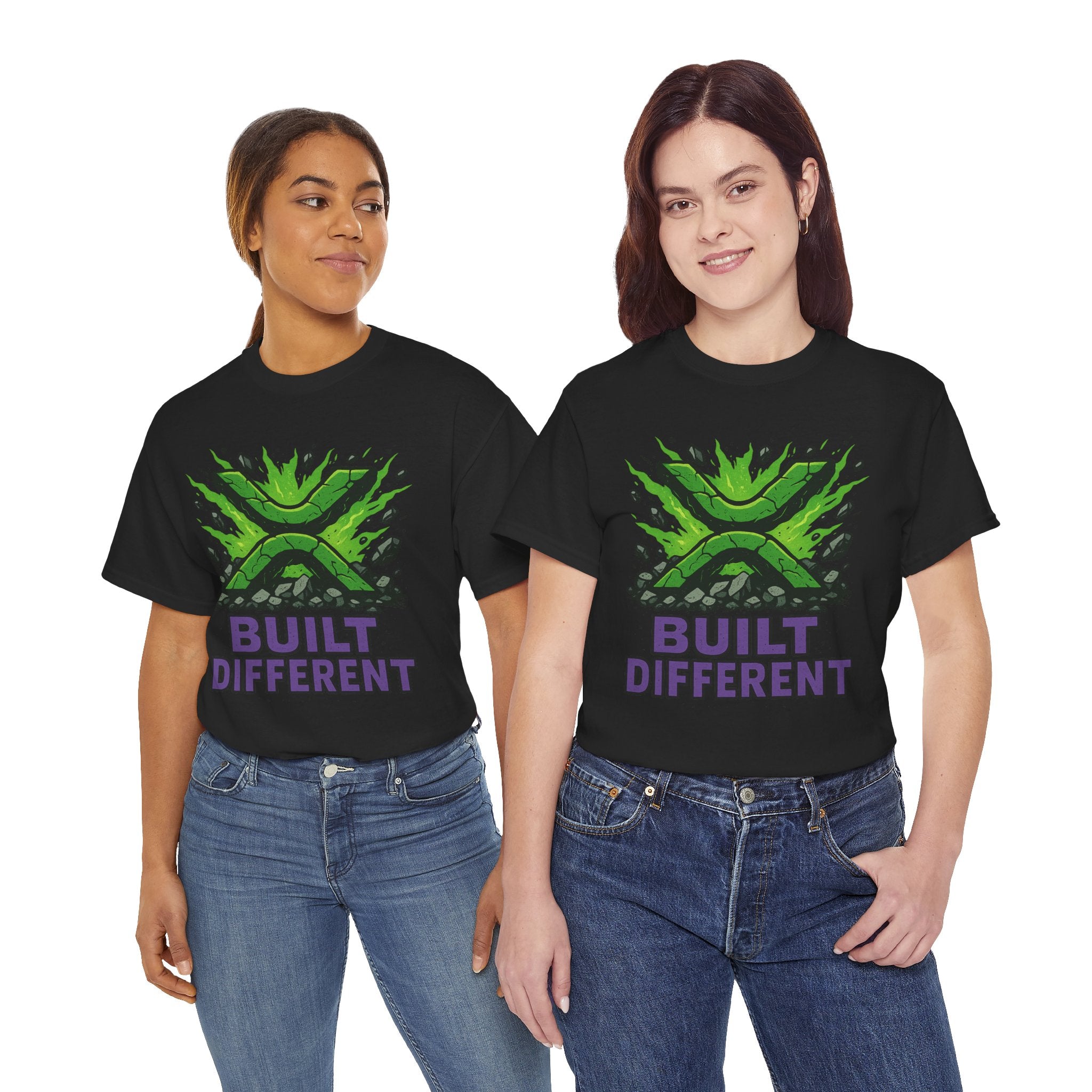 Built Different T-Shirt — Green Gamer Logo Tee
