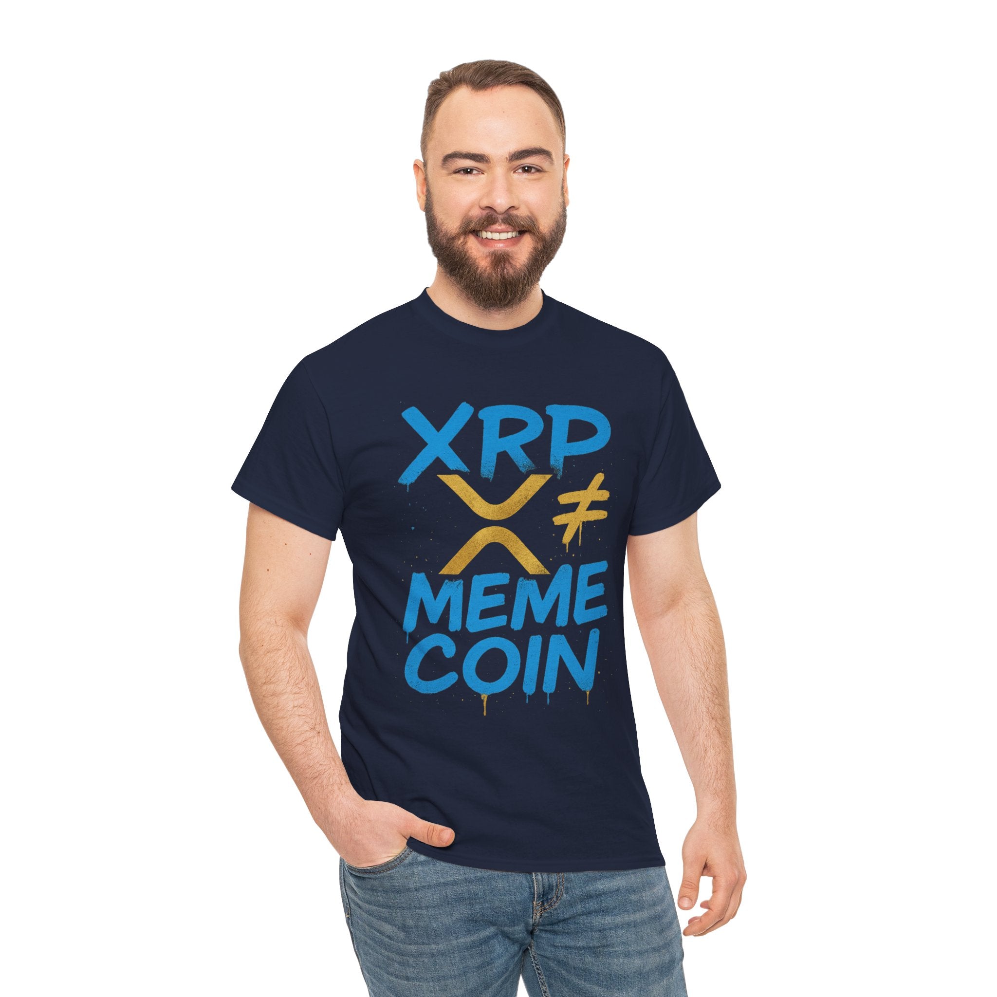 XRP ≠ Meme Coin T‑Shirt — Crypto Advocate Graphic Tee