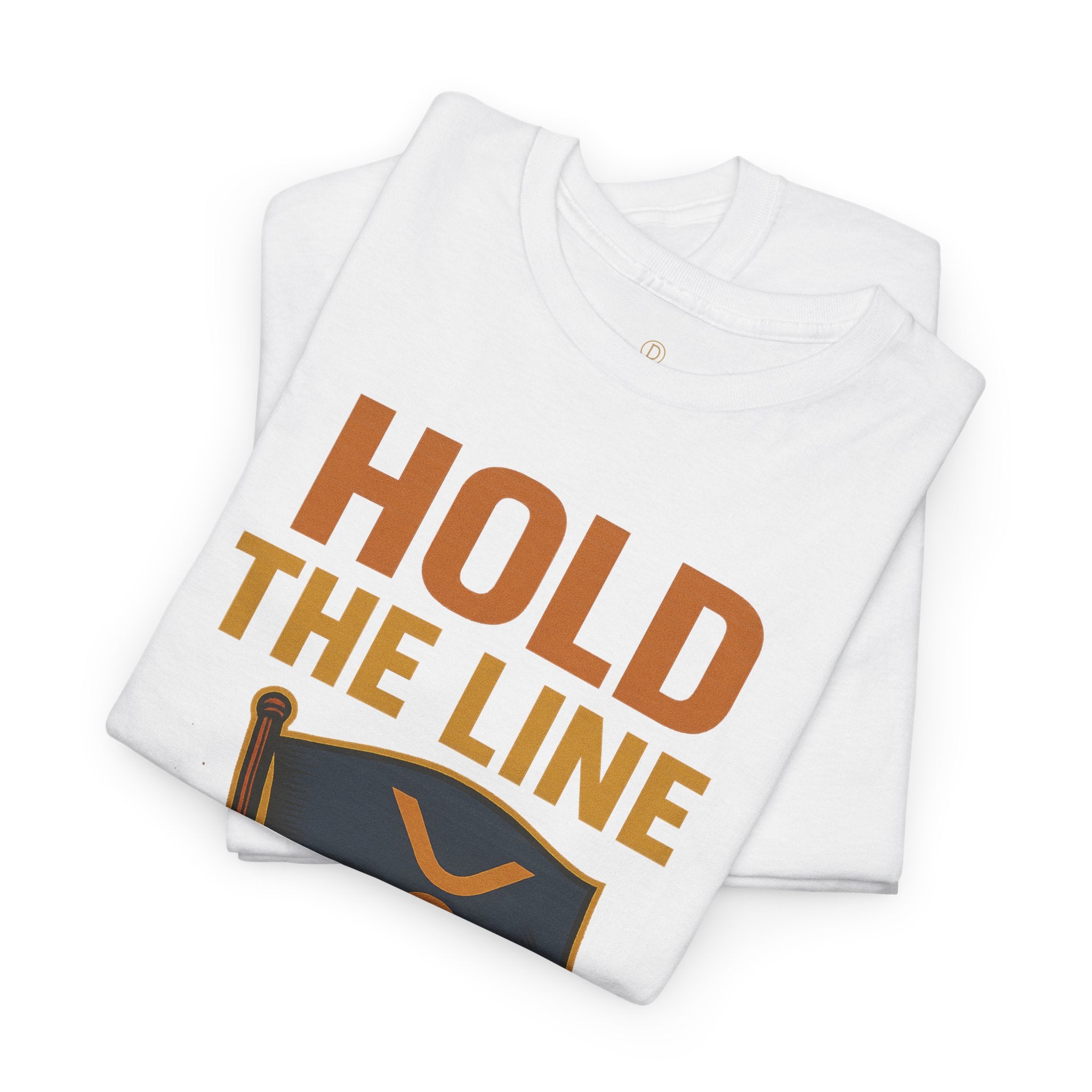 Hold The Line Tee — Bold Flag Graphic Cryptocurrency XRP Shirt