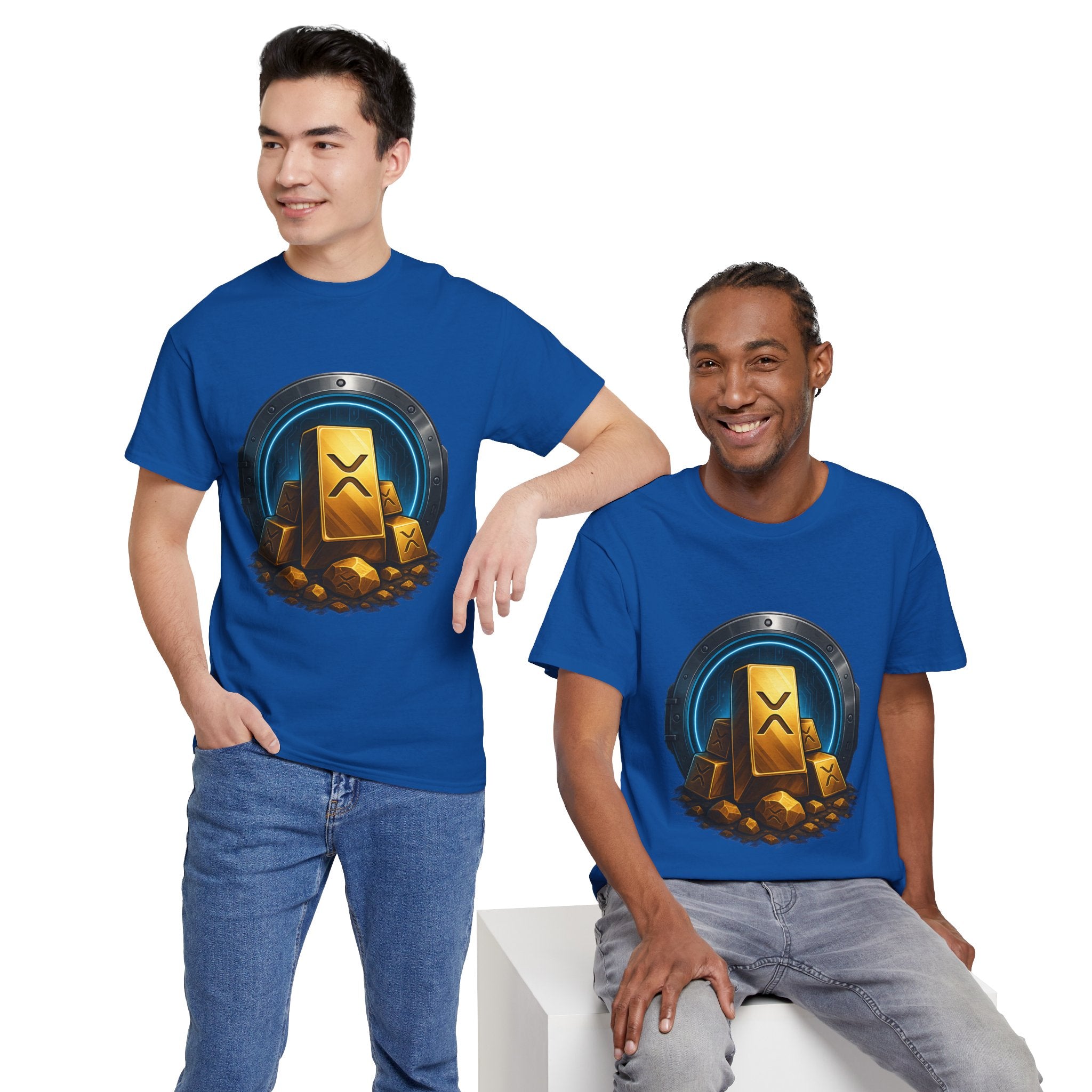 Crypto Gold Bars T-Shirt — Ripple (XRP) Stack Graphic Tee