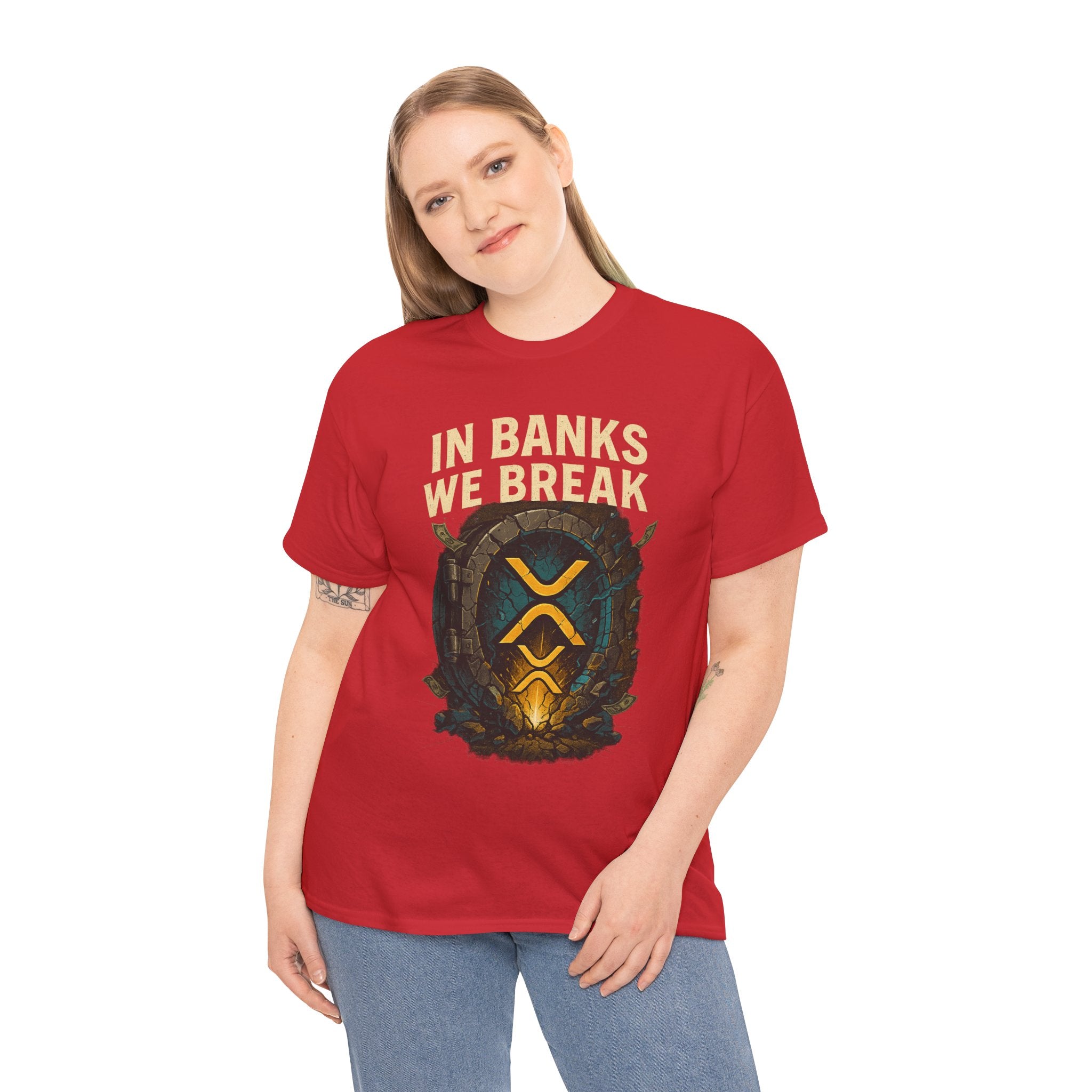 In Banks We Break XRP Crypto Graphic Tee