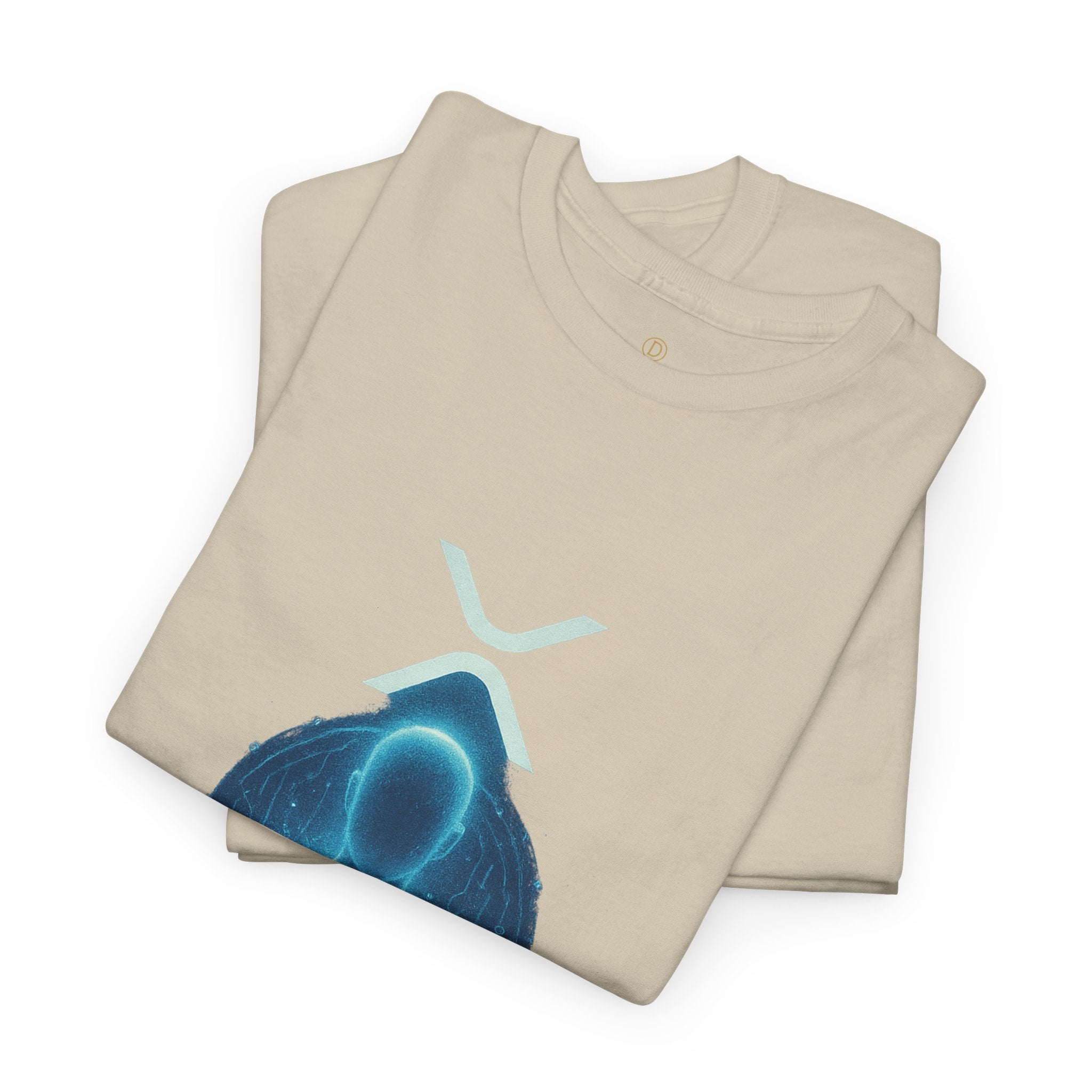 Digital Deity T‑Shirt — Futuristic Neon Tech Hoodie Tee