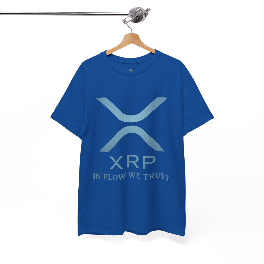 XRP Crypto Tee — "In Flow We Trust" Ripple Logo T-Shirt