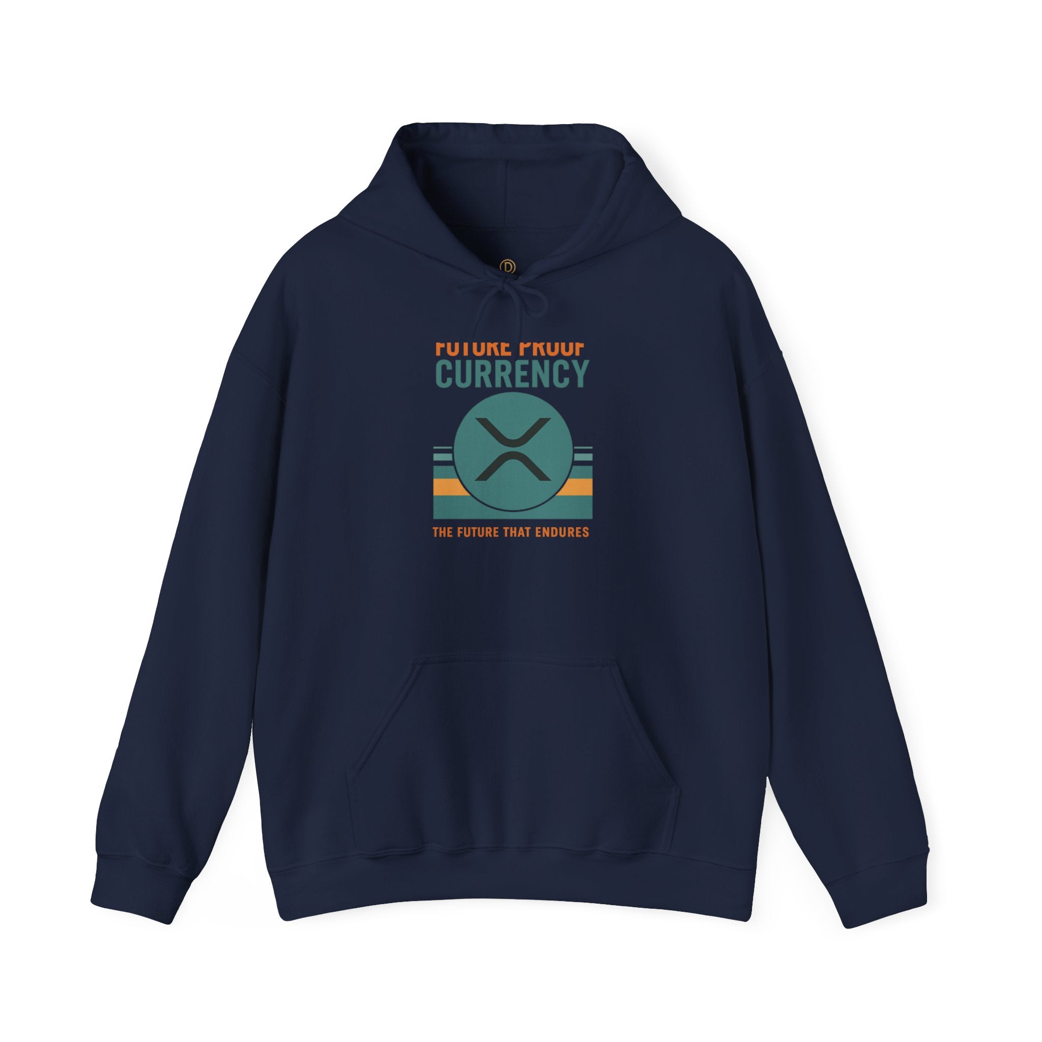 Ripple Crypto Hoodie – “Future Proof Currency” Retro Logo Sweatshirt
