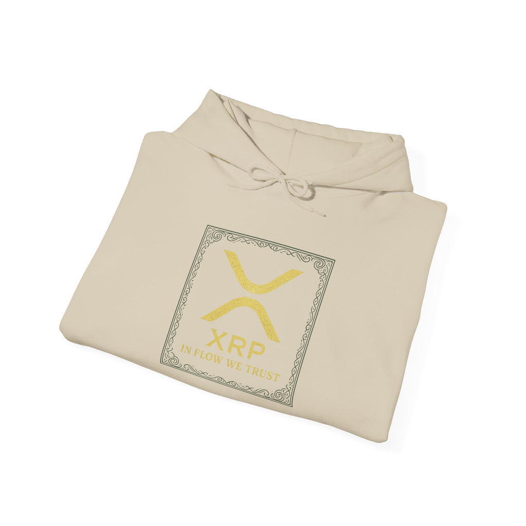 XRP Logo Hoodie – Gold Cryptocurrency Sweatshirt