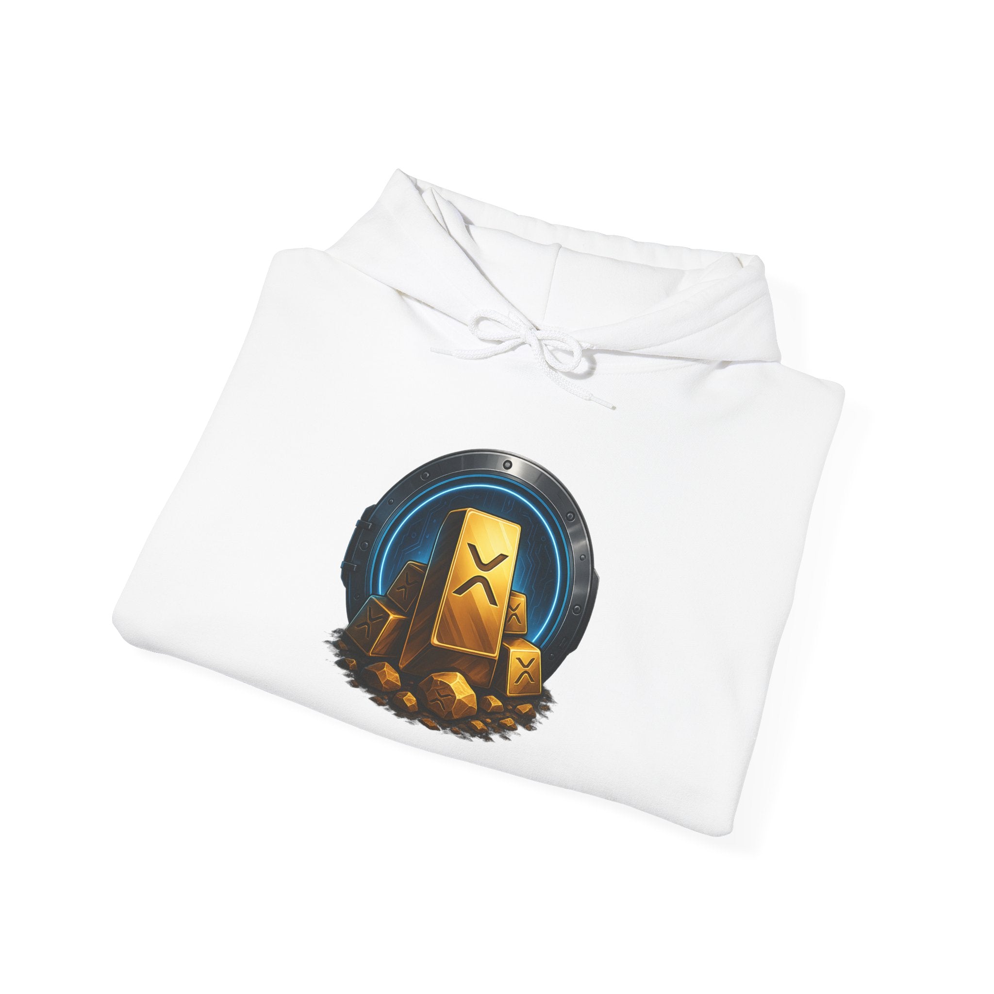 Gaming Treasure Hoodie — Gold Loot Chest Emblem