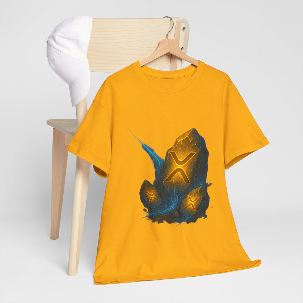 Rune Stone Graphic Tee — Glowing Mystic Rock T-Shirt