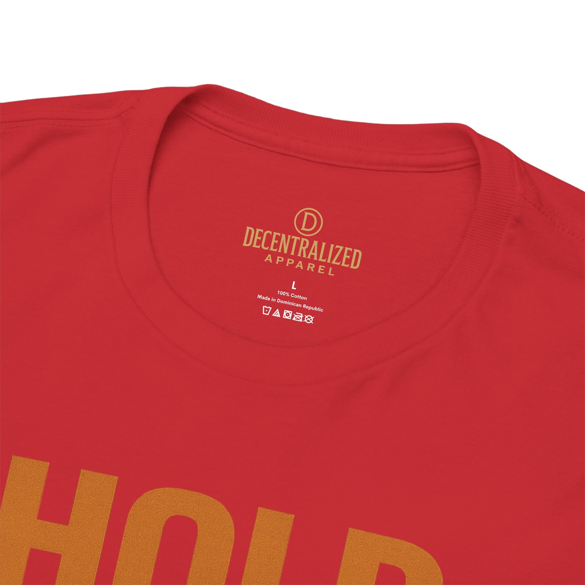 Hold The Line Tee — Bold Flag Graphic Cryptocurrency XRP Shirt