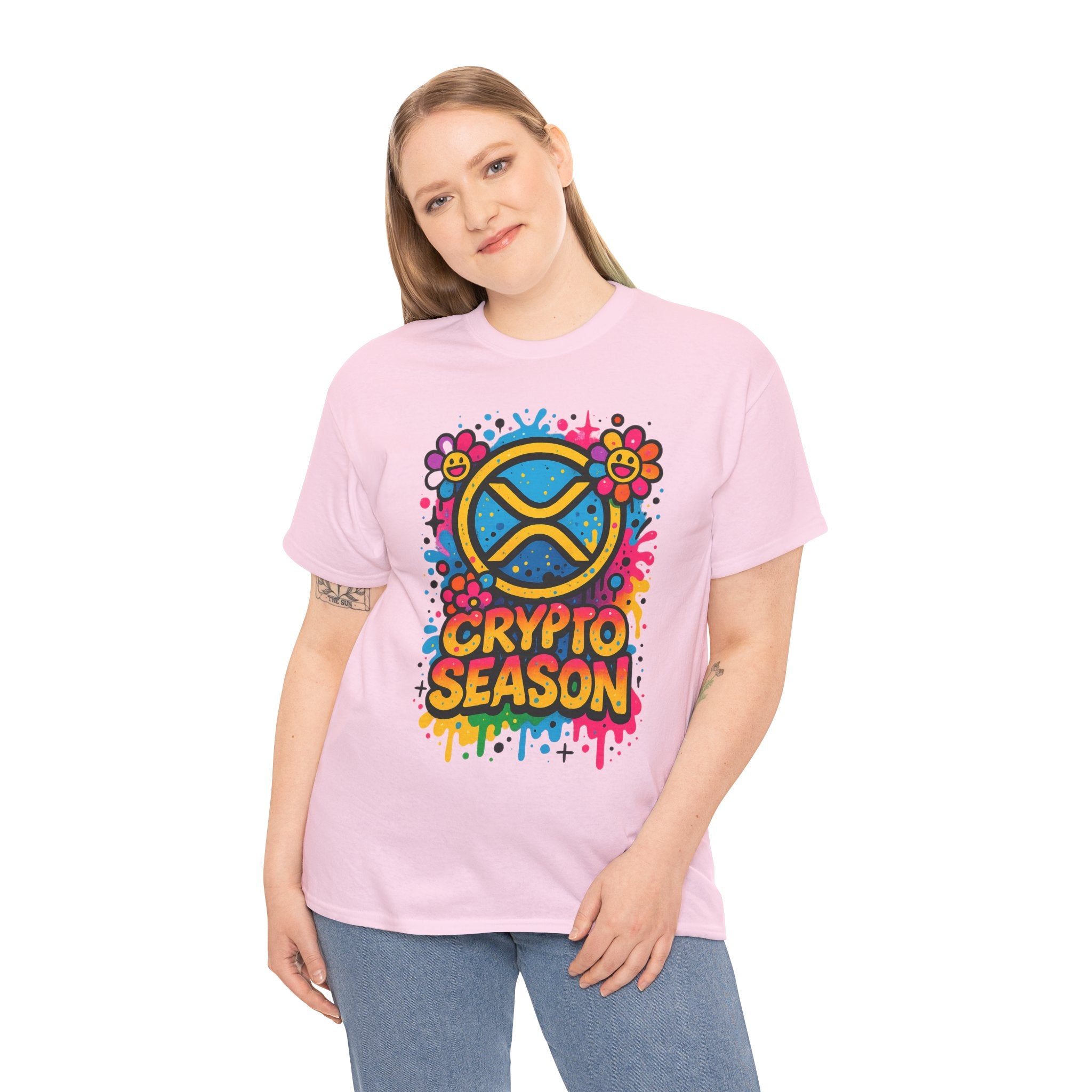 Crypto Season T-Shirt — Colorful Ripple XRP Logo Tee