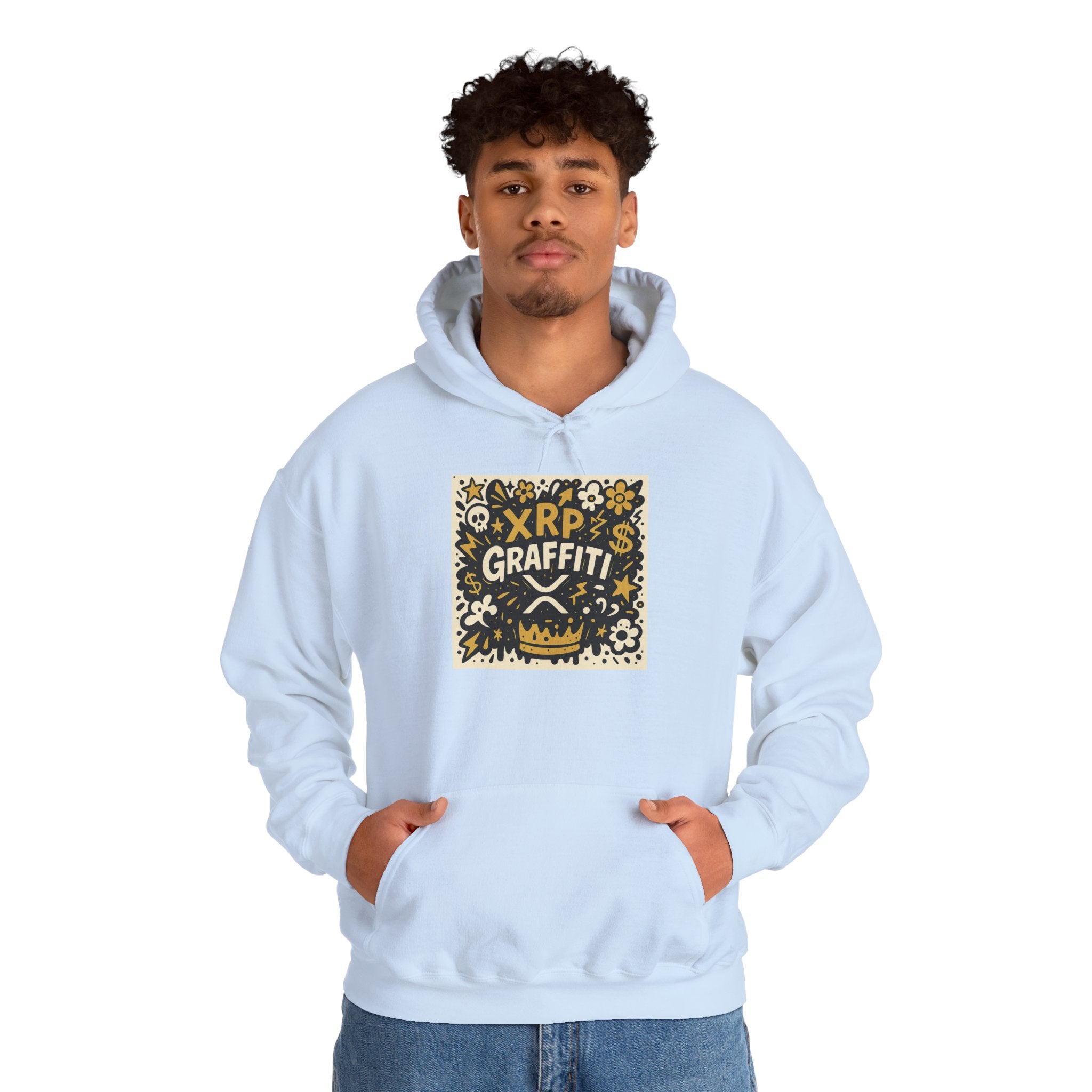 XRP Graffiti Hoodie – Street Art Crypto Sweatshirt