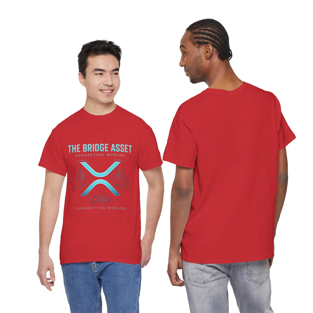 The Bridge Asset Tee – 'Connecting Worlds' Crypto Ripple X Logo T-Shirt