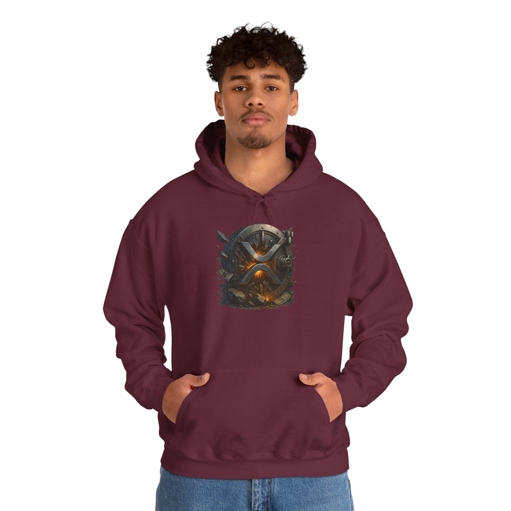 Viking Shield & Helmet Hoodie — Norse Warrior Graphic Sweatshirt