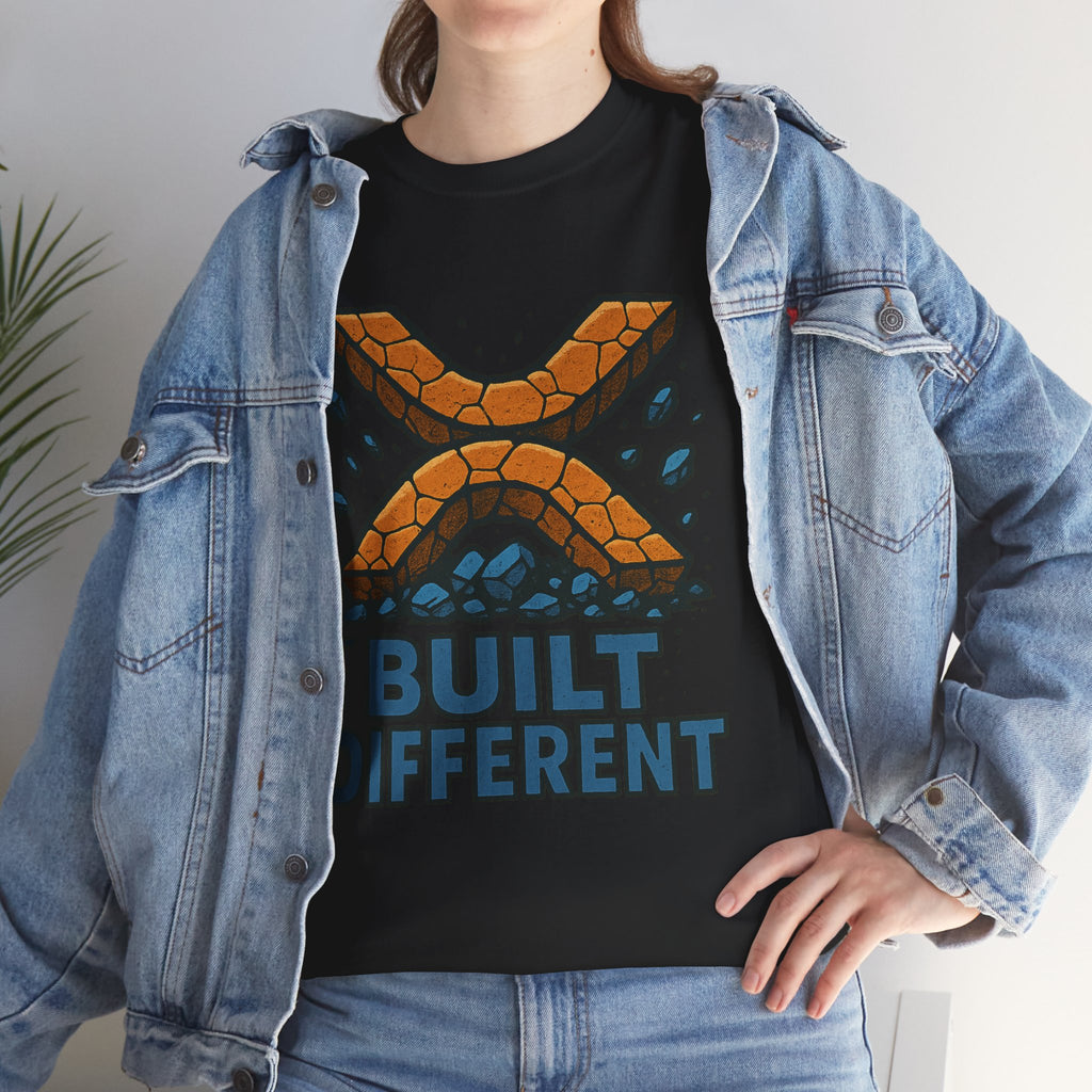 Built Different T-Shirt — Rugged Crypto X Design Tee