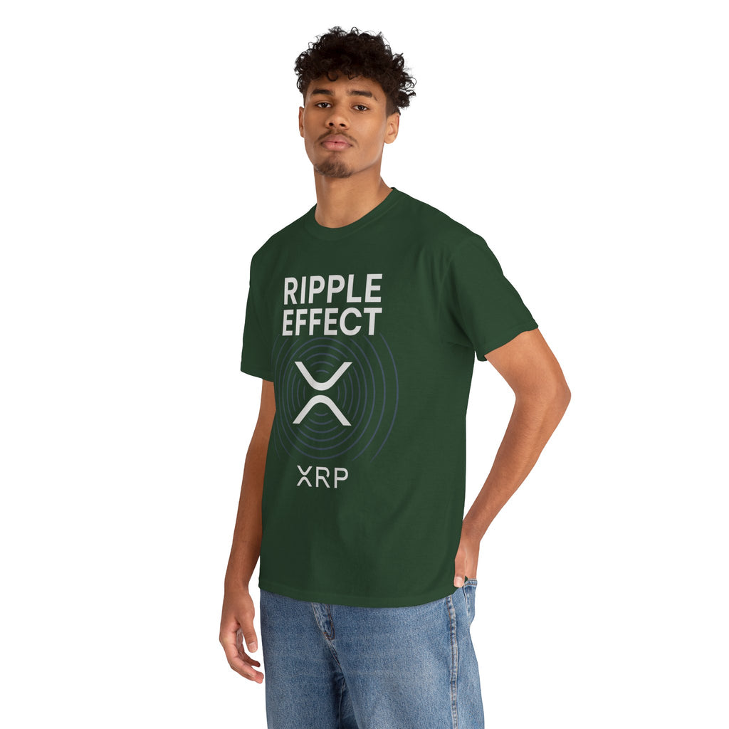 Ripple Effect XRP Tee — Minimal Cryptocurrency Logo T-Shirt