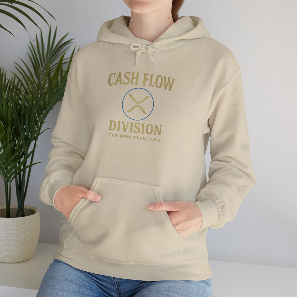 Cash Flow Division Hoodie — Minimalist Finance Logo Pullover