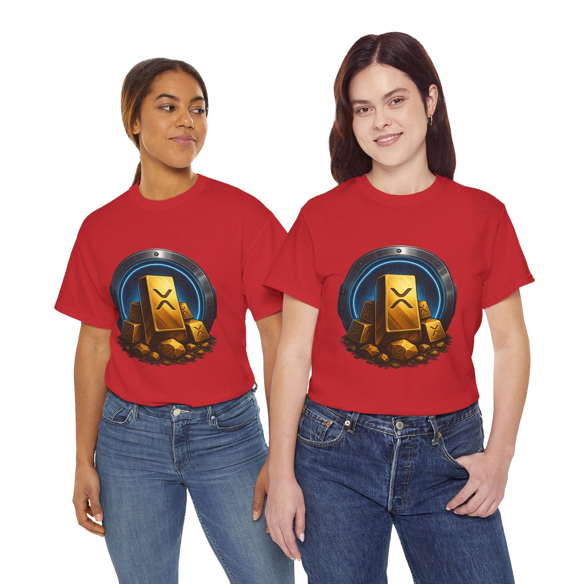 Crypto Gold Bars T-Shirt — Ripple (XRP) Stack Graphic Tee