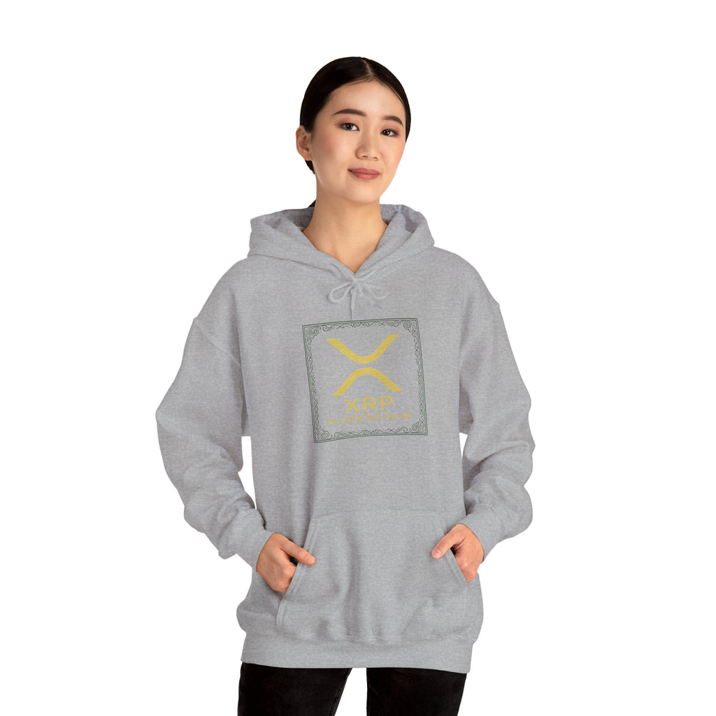 XRP Logo Hoodie – Gold Cryptocurrency Sweatshirt
