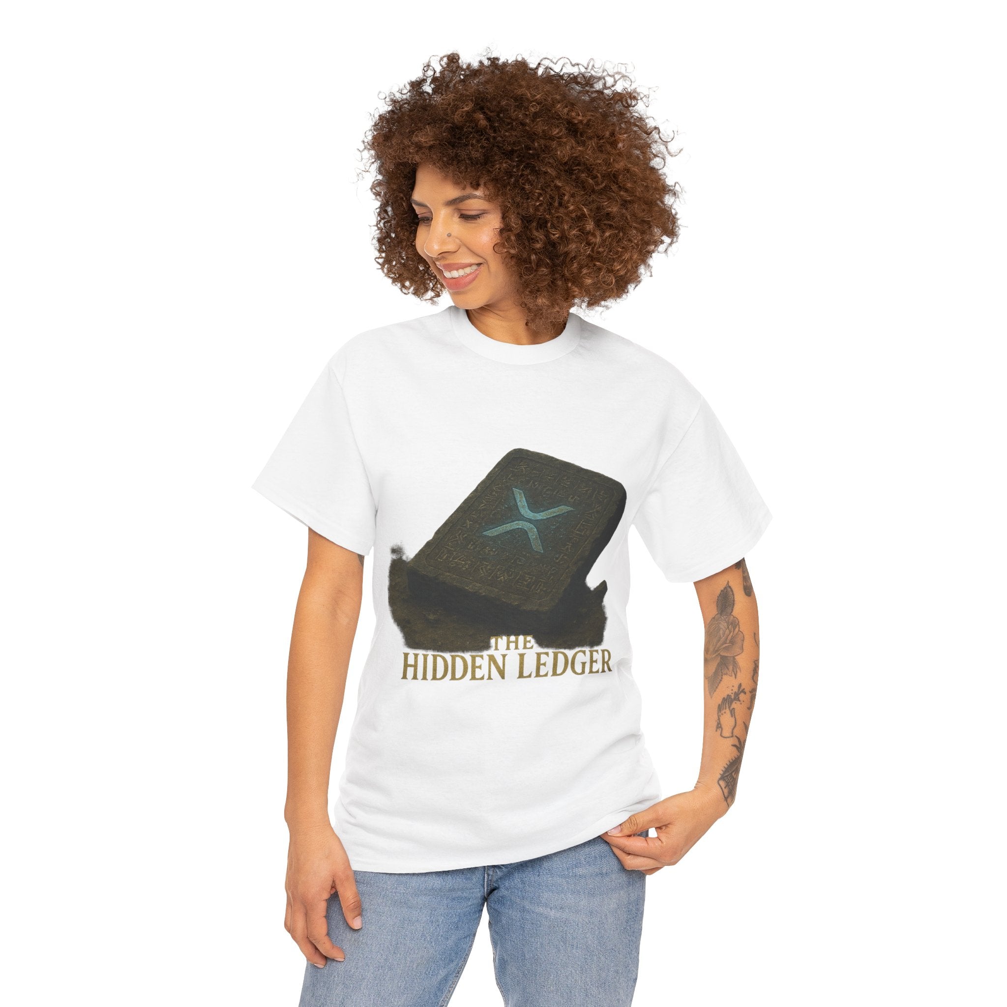 T-Shirt — "The Hidden Ledger" Crypto XRP Wallet Graphic Tee