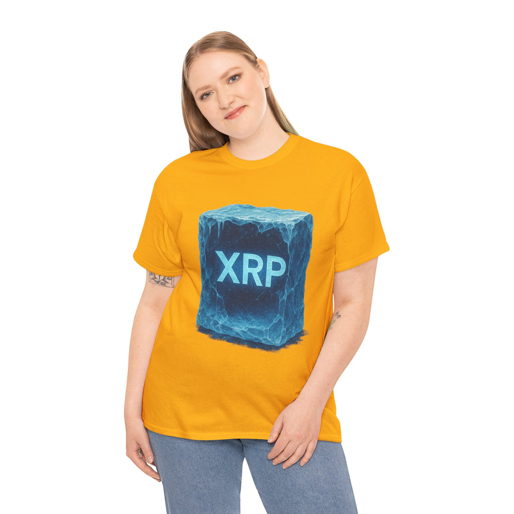 XRP Ice Block Tee — Crypto Ripple Logo T-Shirt