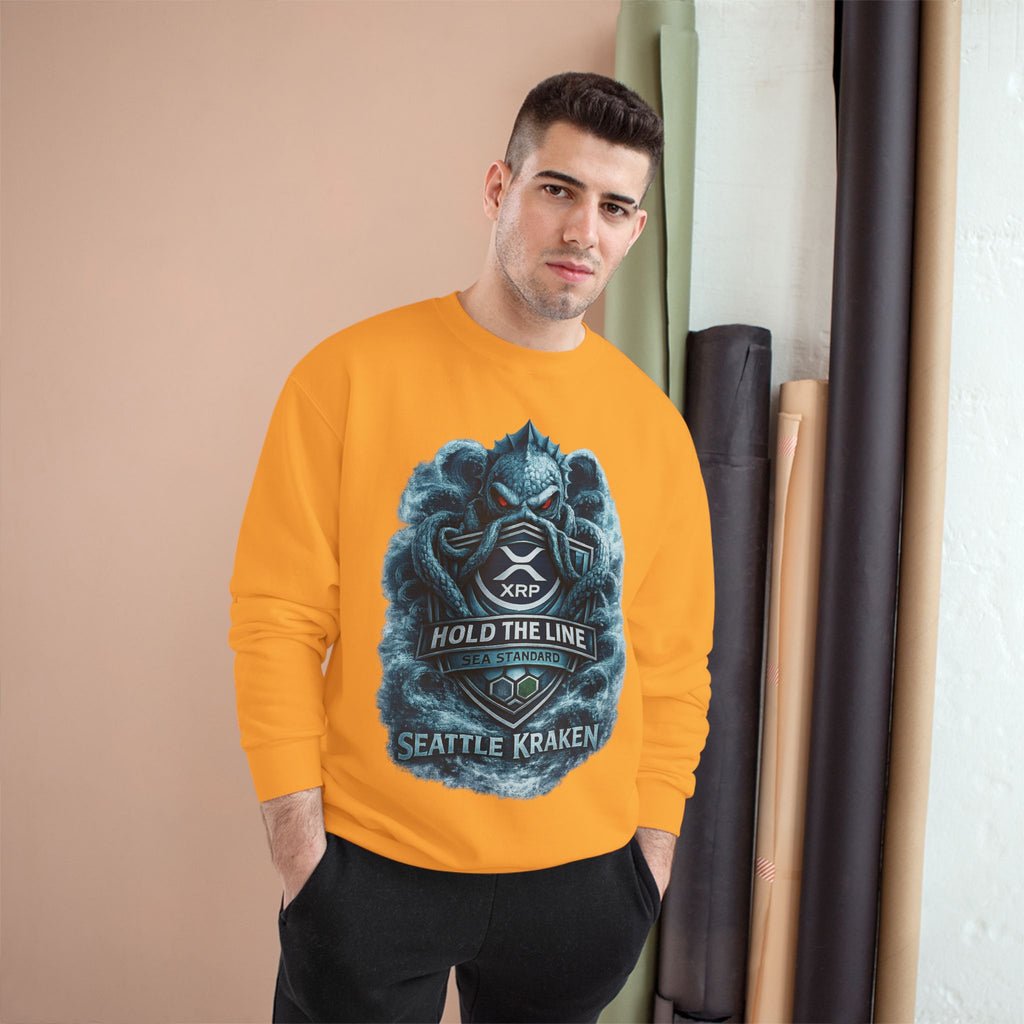Seattle Kraken Sweatshirt — "Hold The Line" Nautical Graphic Crewneck