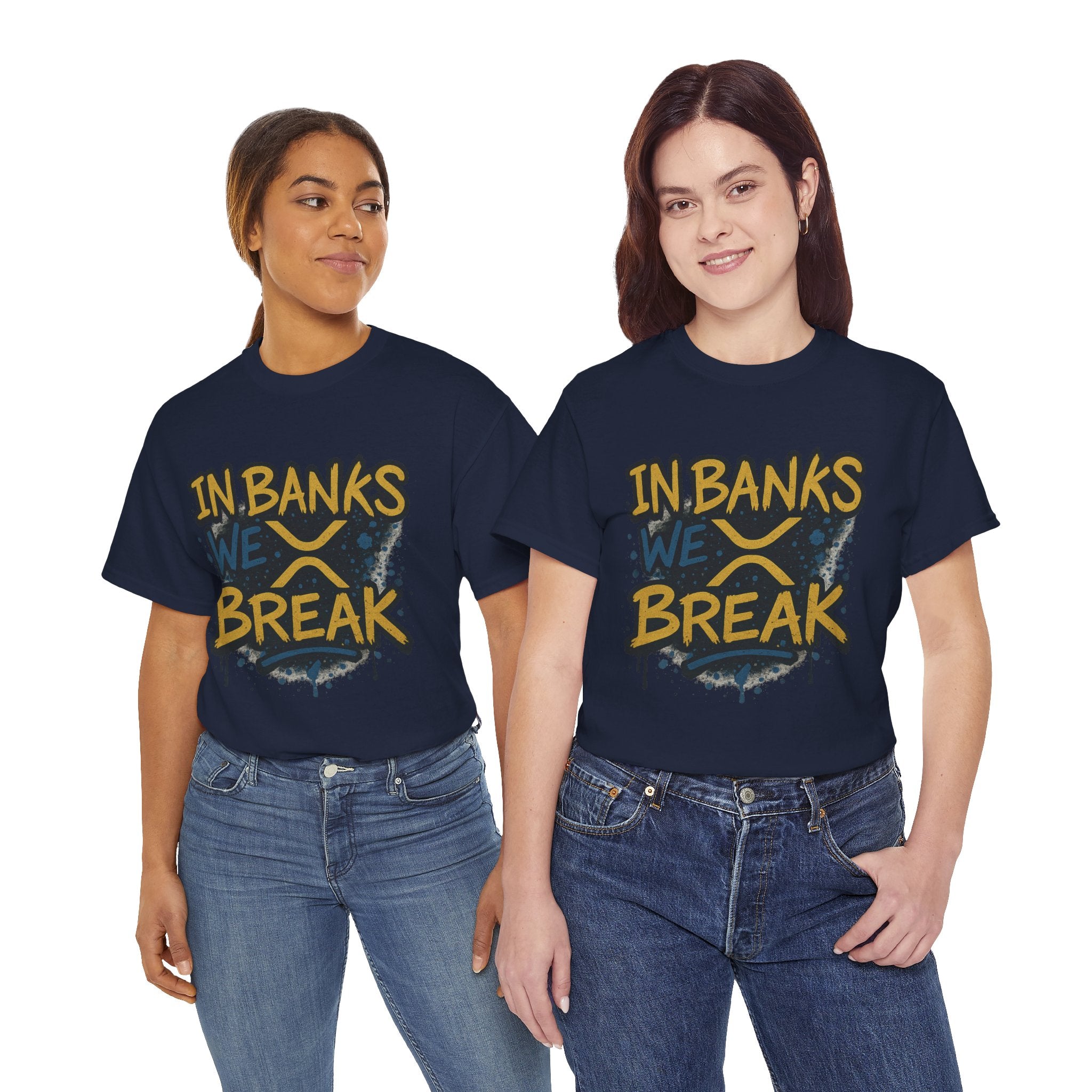 Ripple 'In Banks We Break' Graphic Tee — Crypto XRP Streetwear