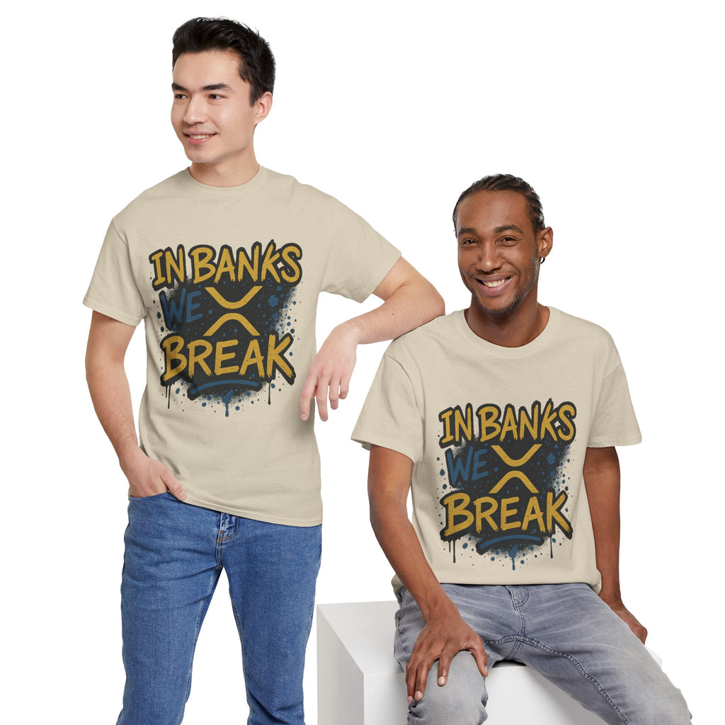 Ripple 'In Banks We Break' Graphic Tee — Crypto XRP Streetwear