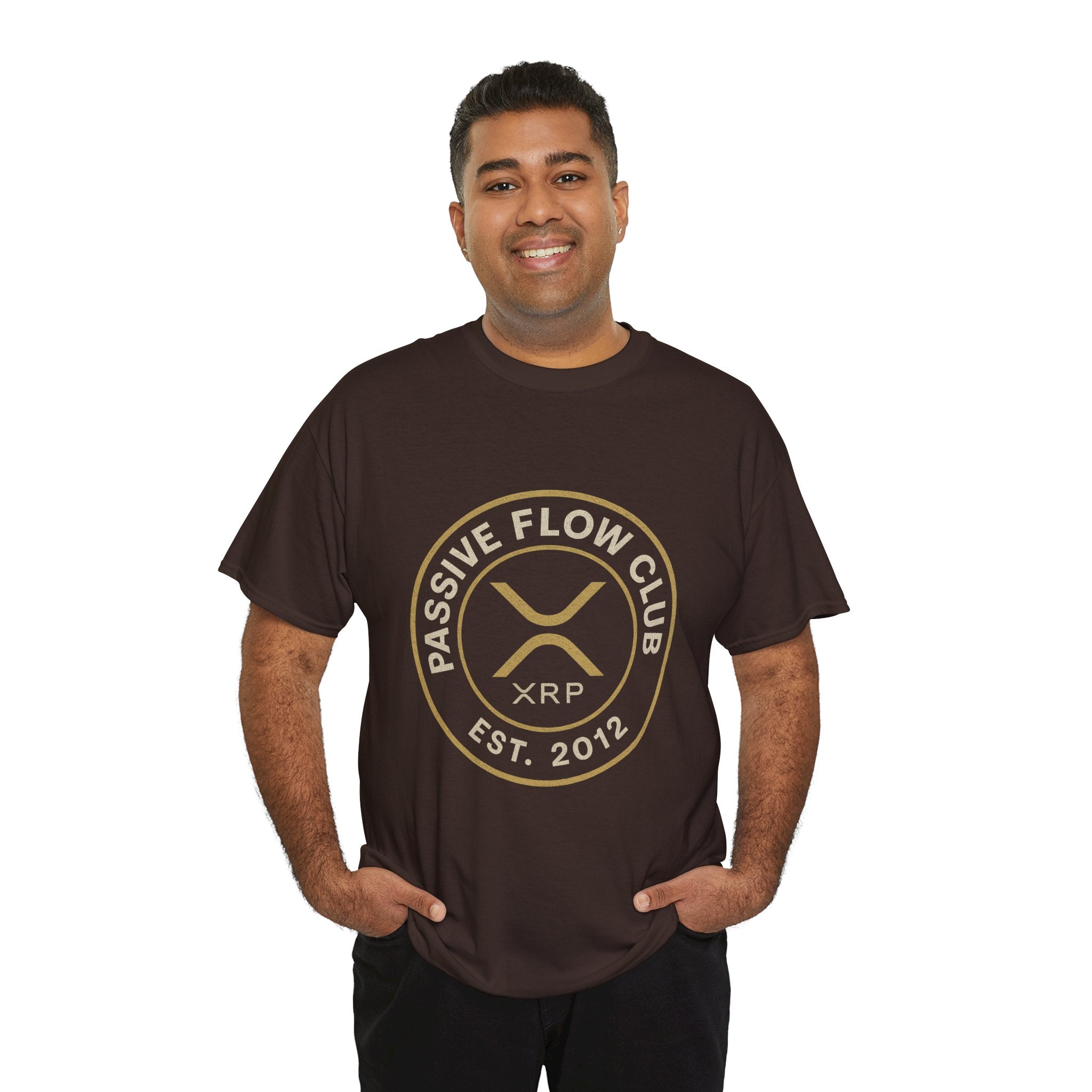 XRP Passive Flow Club T‑Shirt — Crypto Logo Tee (Est. 2012)