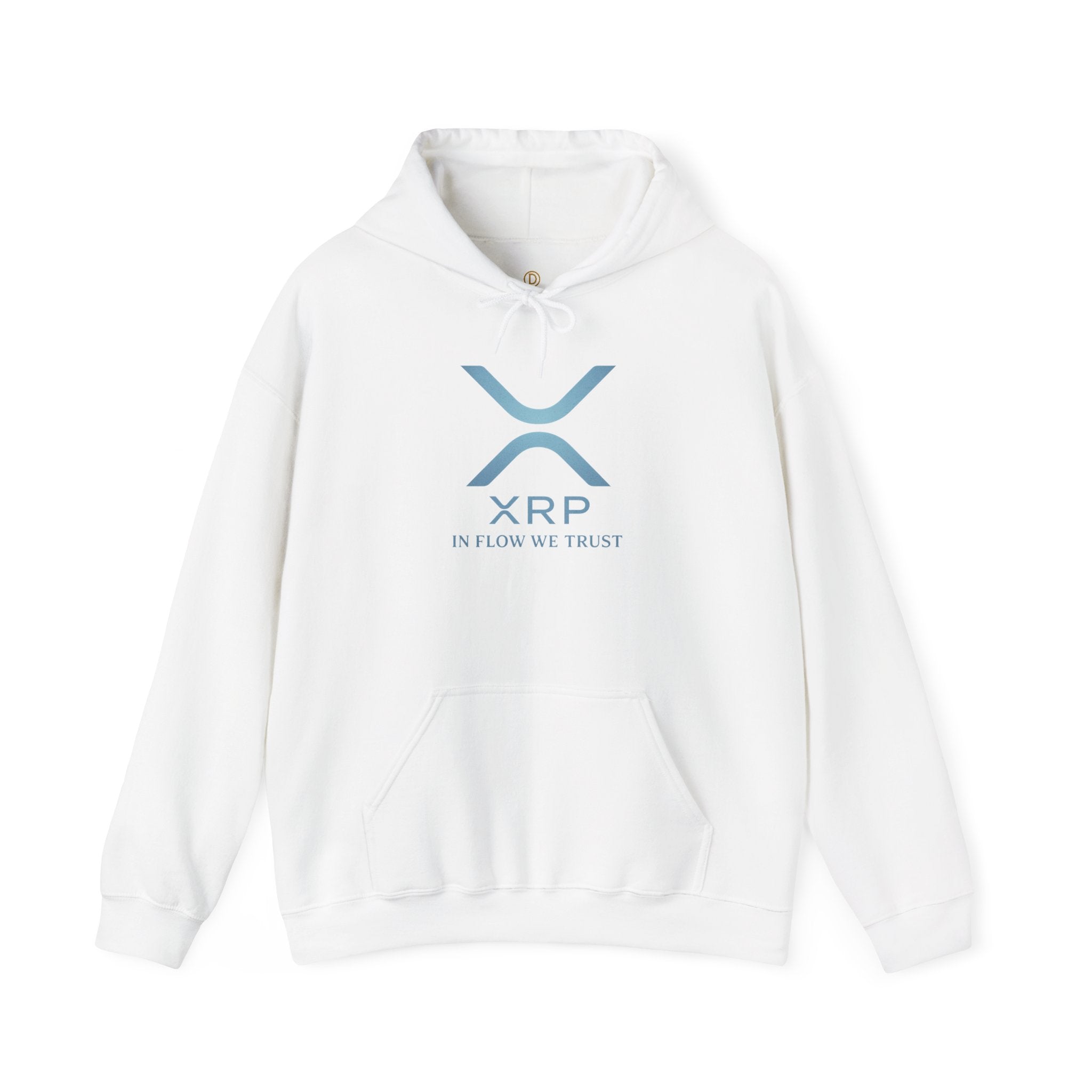 XRP Logo Hoodie – "In Flow We Trust" Crypto Sweatshirt