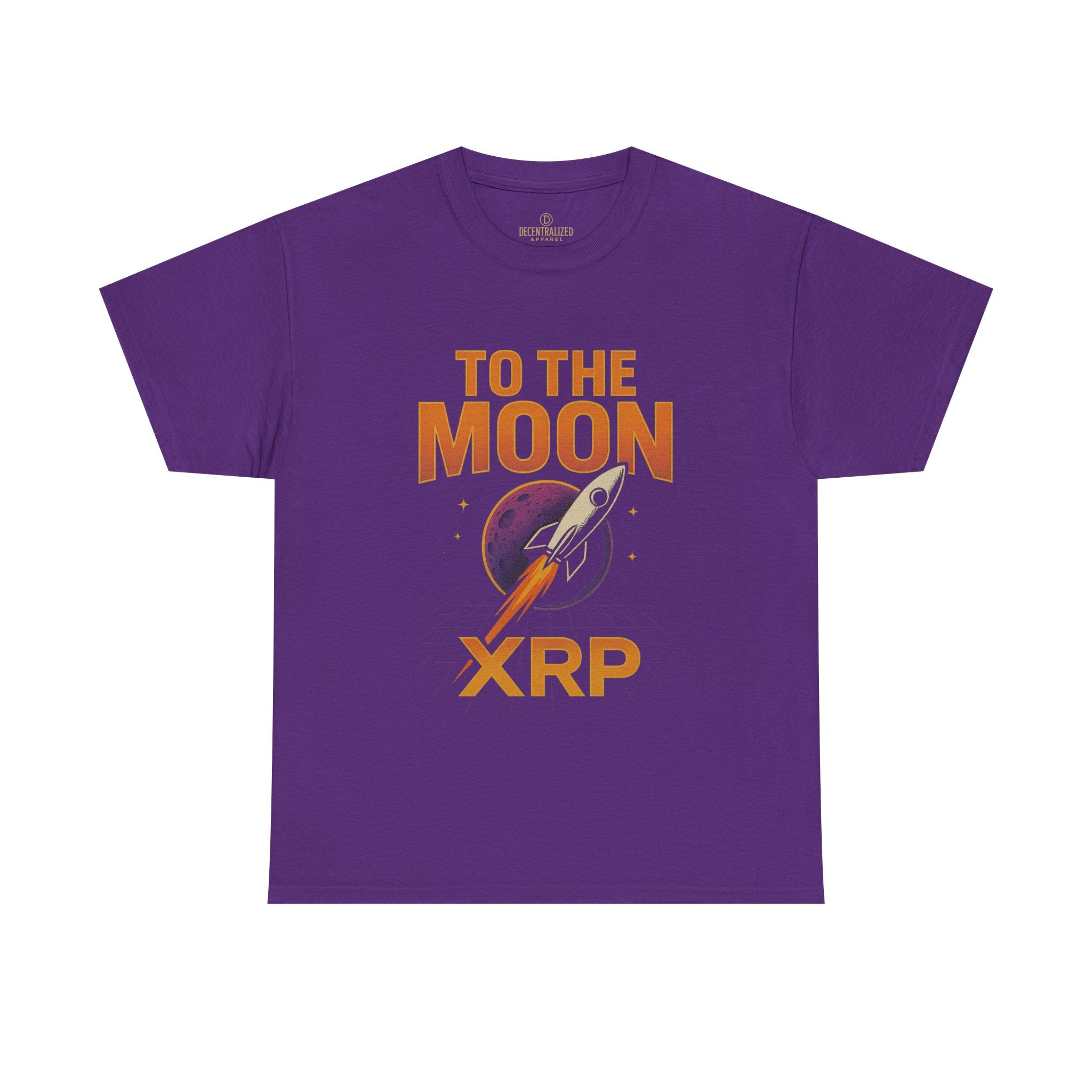 XRP To The Moon Tee — Cryptocurrency Investor Rocket Shirt