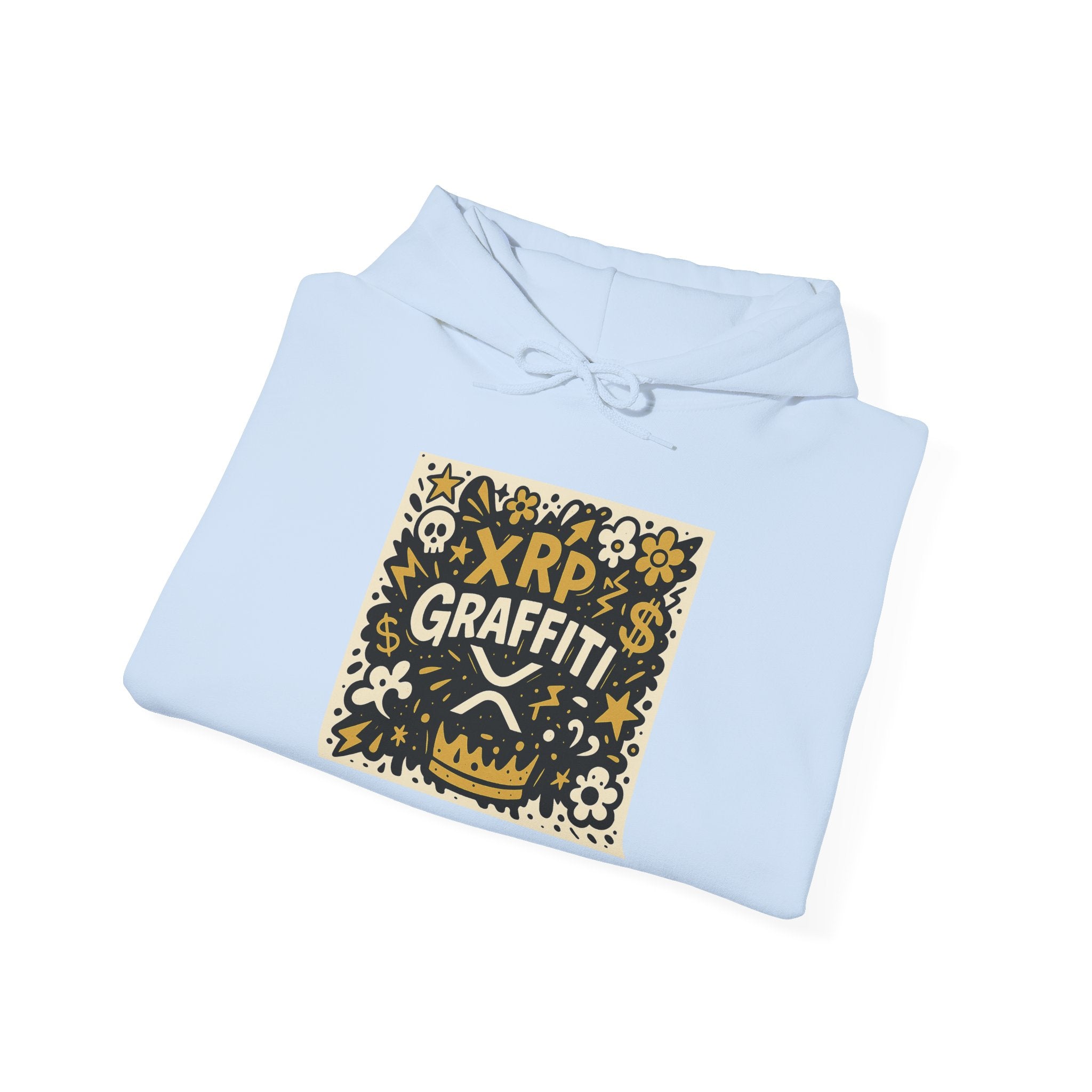 XRP Graffiti Hoodie – Street Art Crypto Sweatshirt