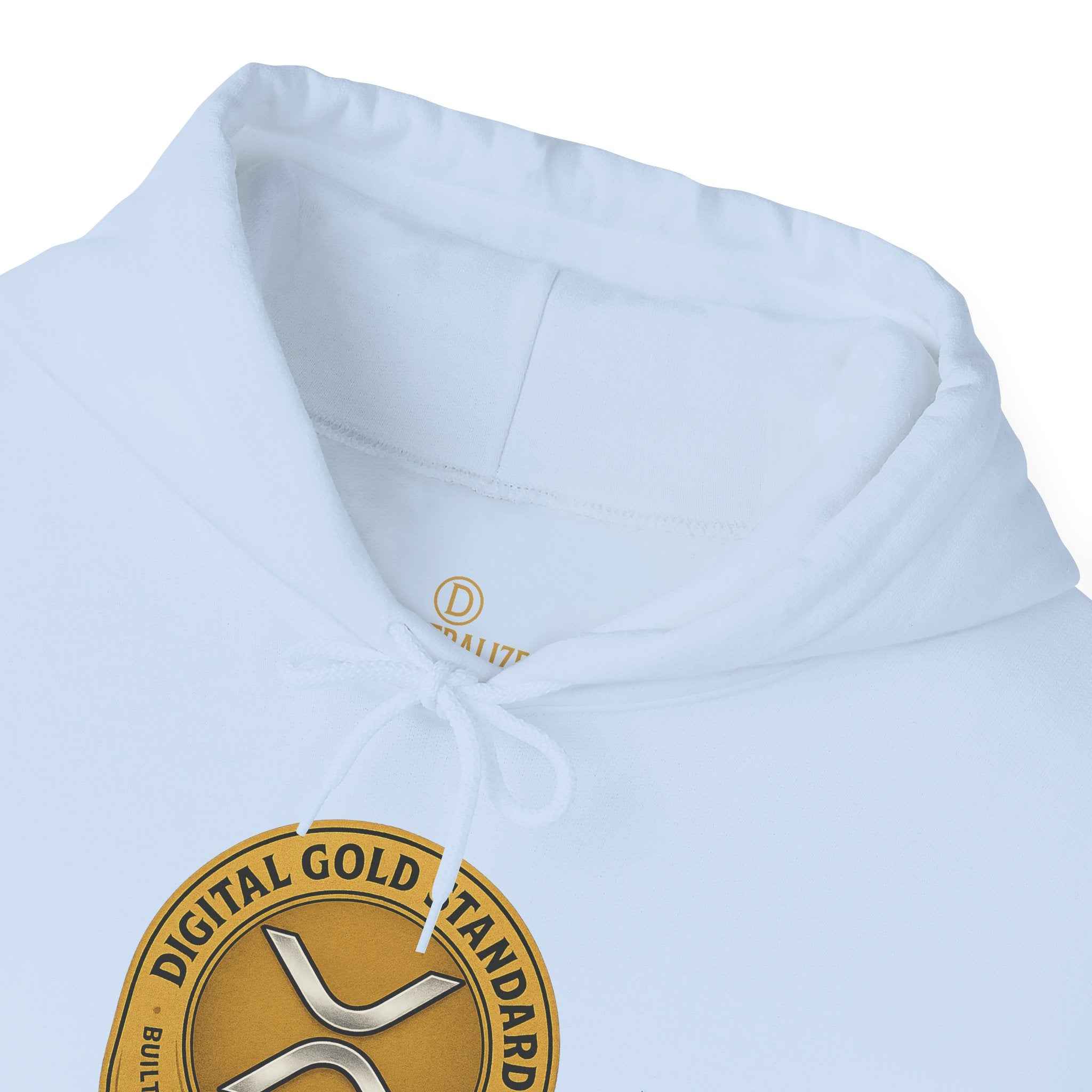 Crypto Coin Logo Hoodie — Digital Gold Standard XRP Emblem