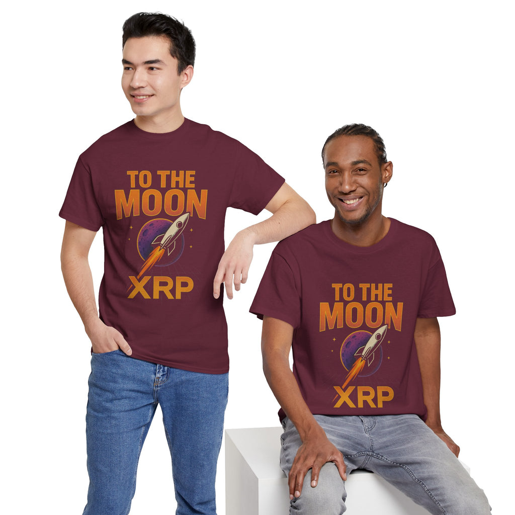 XRP To The Moon Tee — Cryptocurrency Investor Rocket Shirt