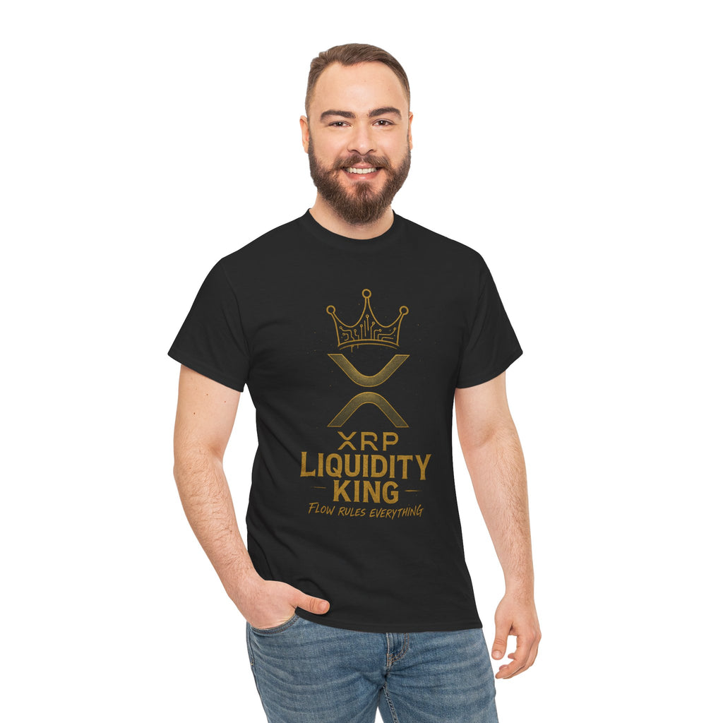 XRP Liquidity King Tee — Crypto Crown T-Shirt