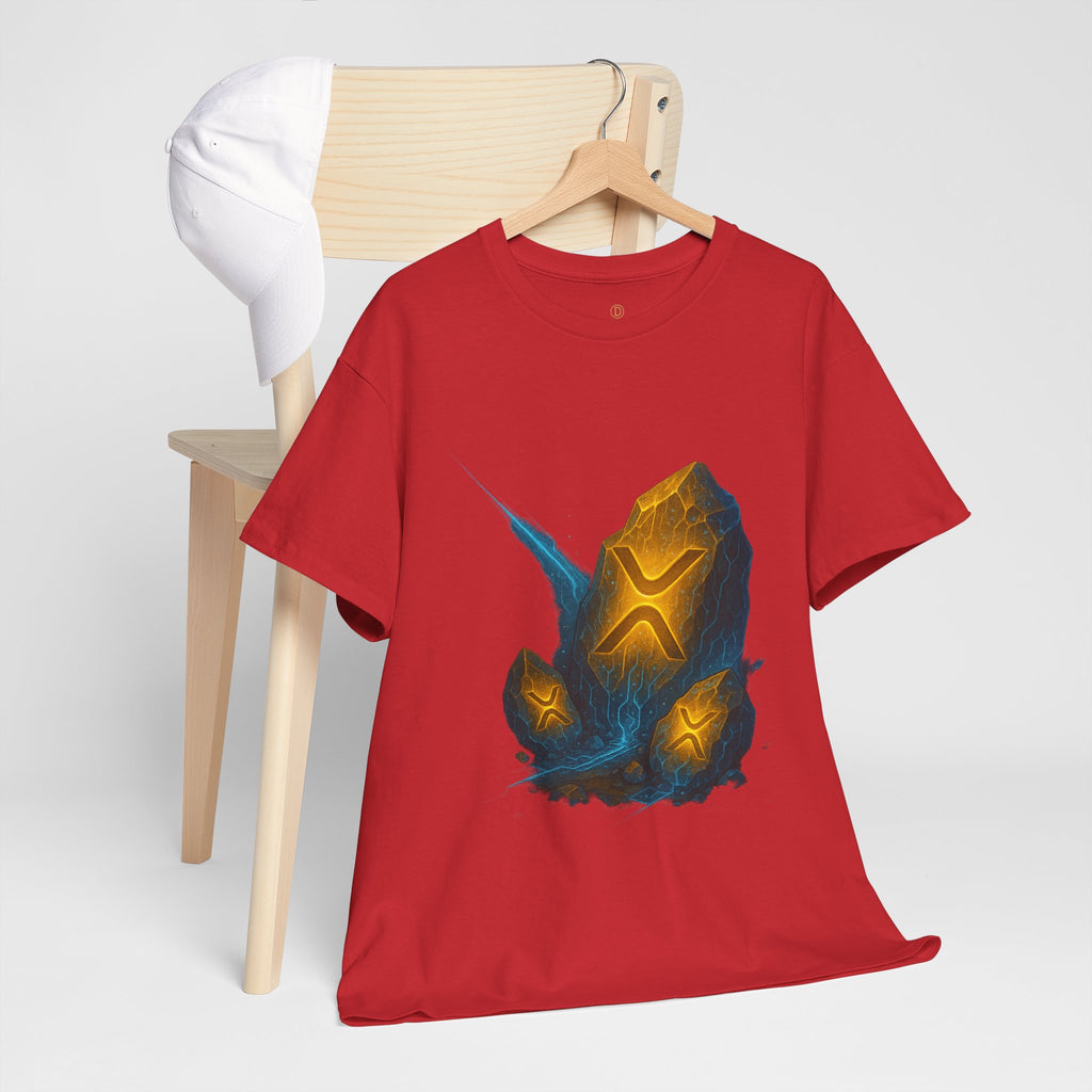 Rune Stone Graphic Tee — Glowing Mystic Rock T-Shirt