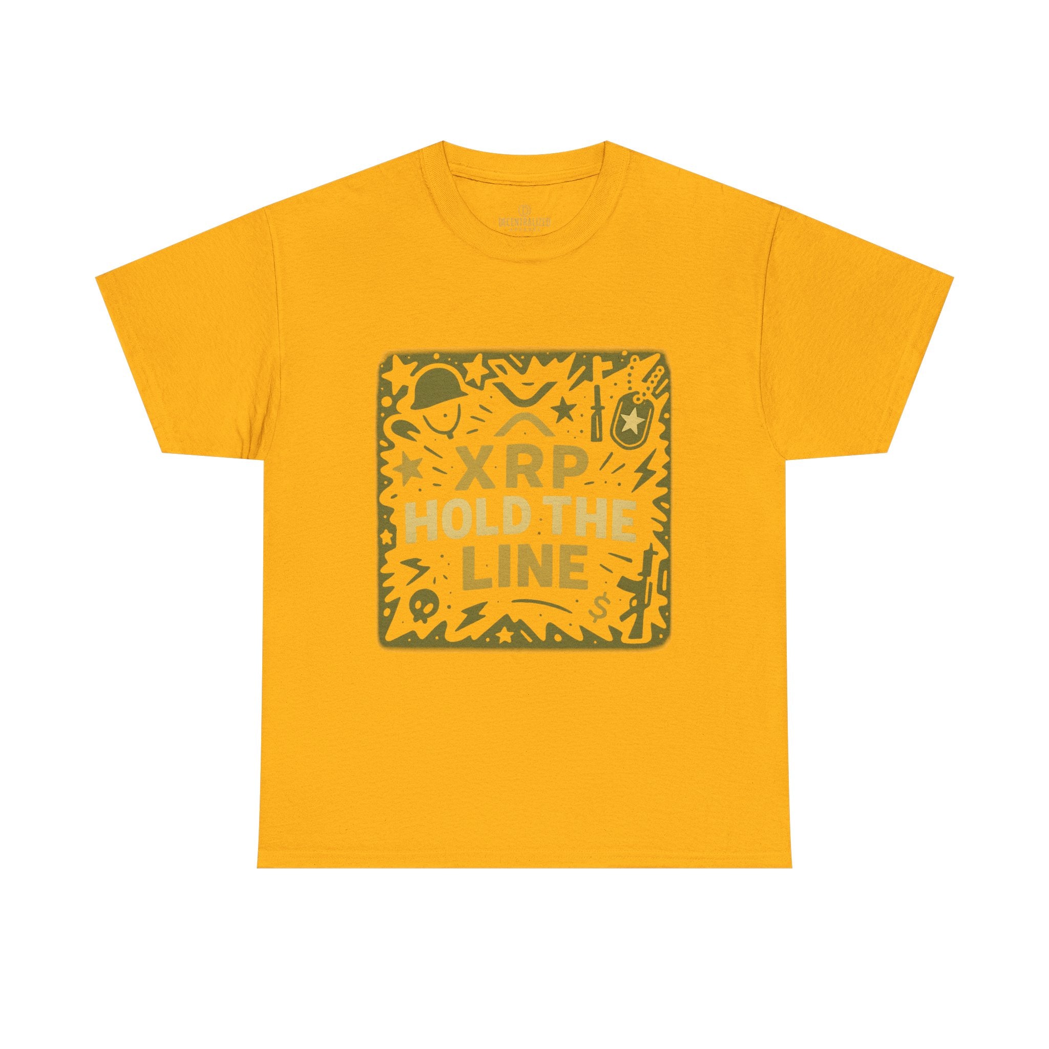 T-Shirt — XRP Hold The Line Crypto Graphic Tee