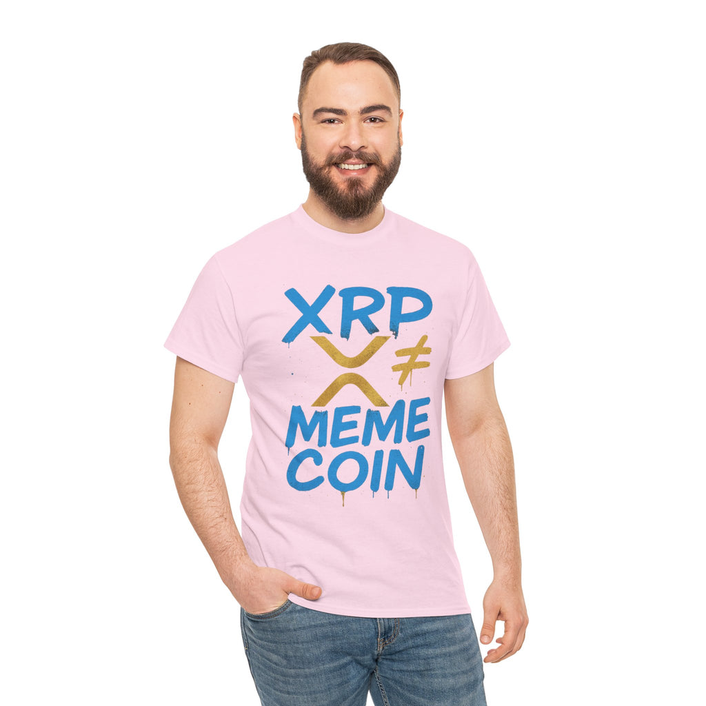 XRP ≠ Meme Coin T‑Shirt — Crypto Advocate Graphic Tee