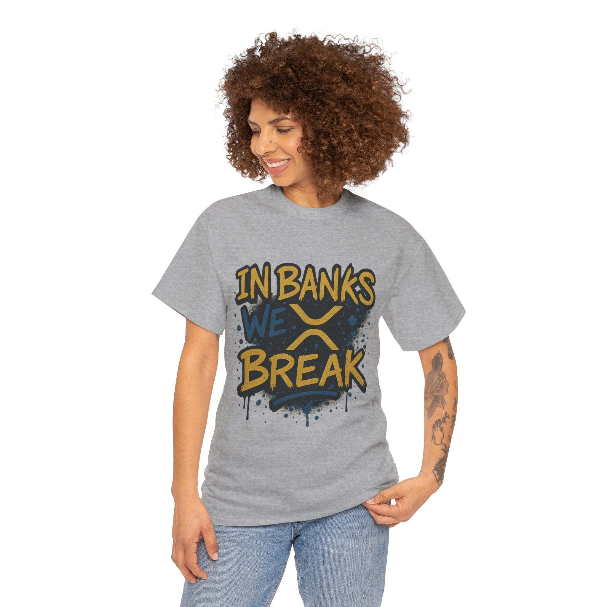 Ripple 'In Banks We Break' Graphic Tee — Crypto XRP Streetwear