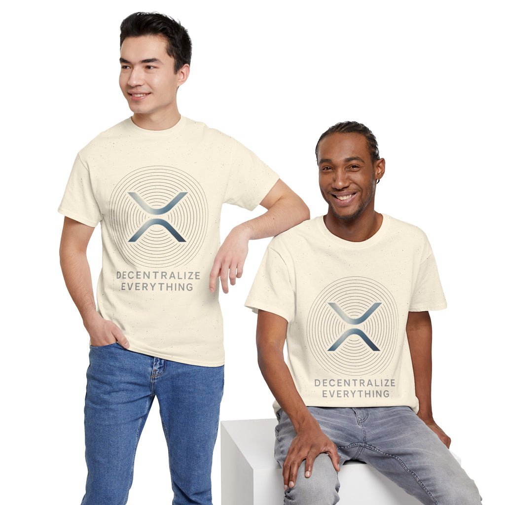 XRP 'Decentralize Everything' Tee - Crypto Logo T-Shirt