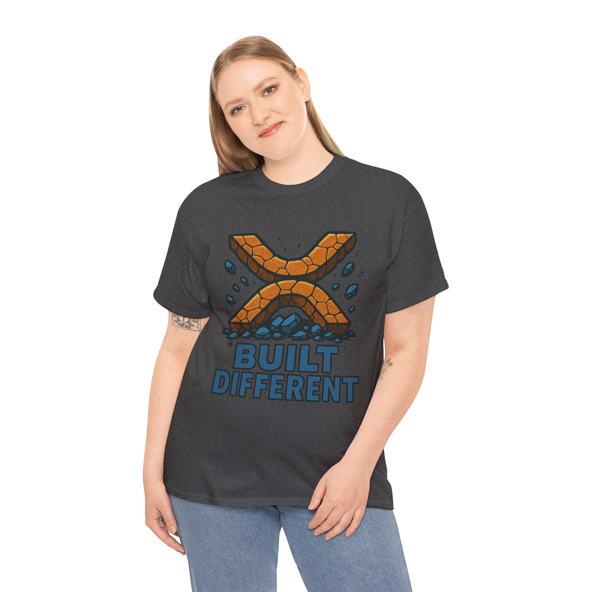 Built Different T-Shirt — Rugged Crypto X Design Tee