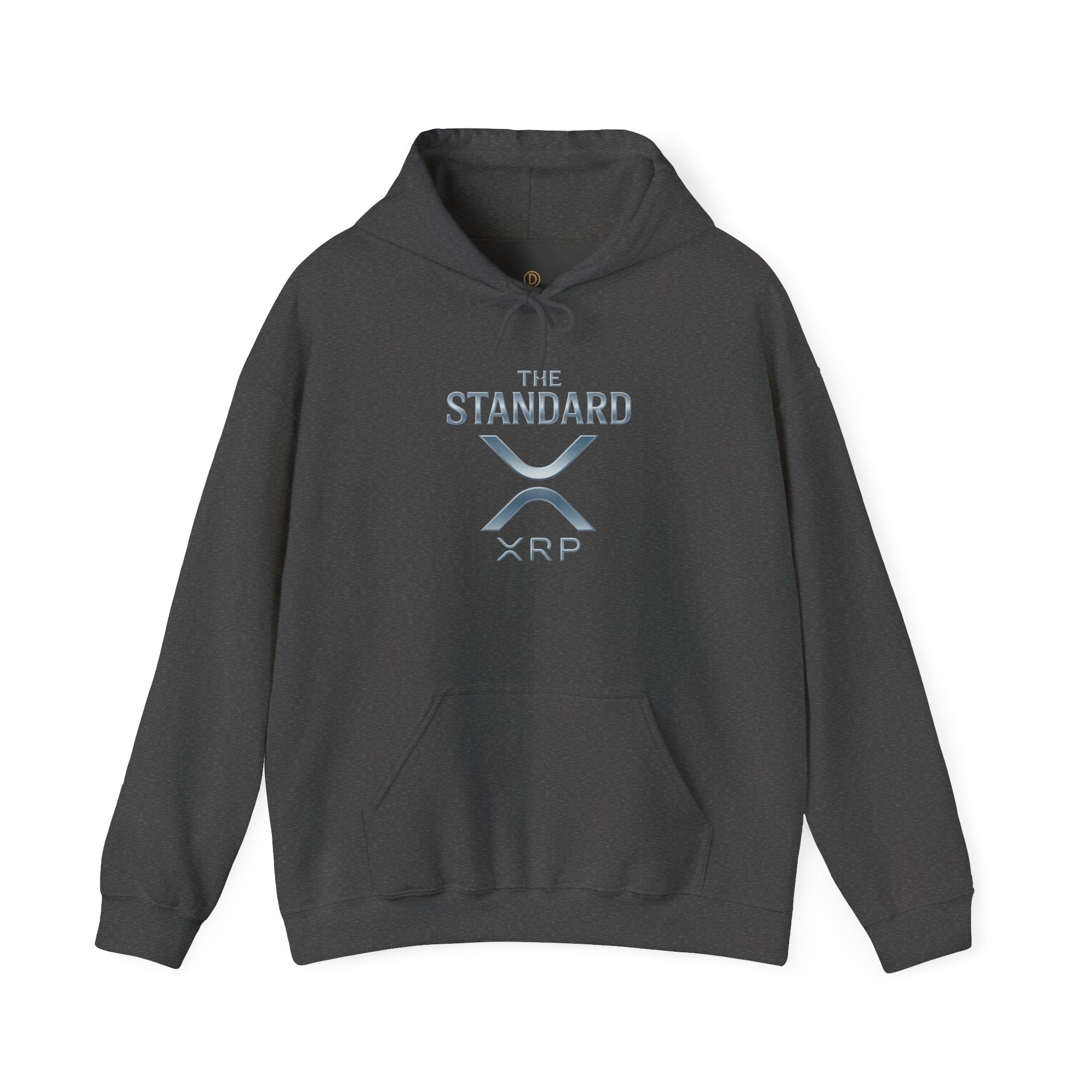XRP 'The Standard' Logo Hoodie — Crypto Casual Pullover
