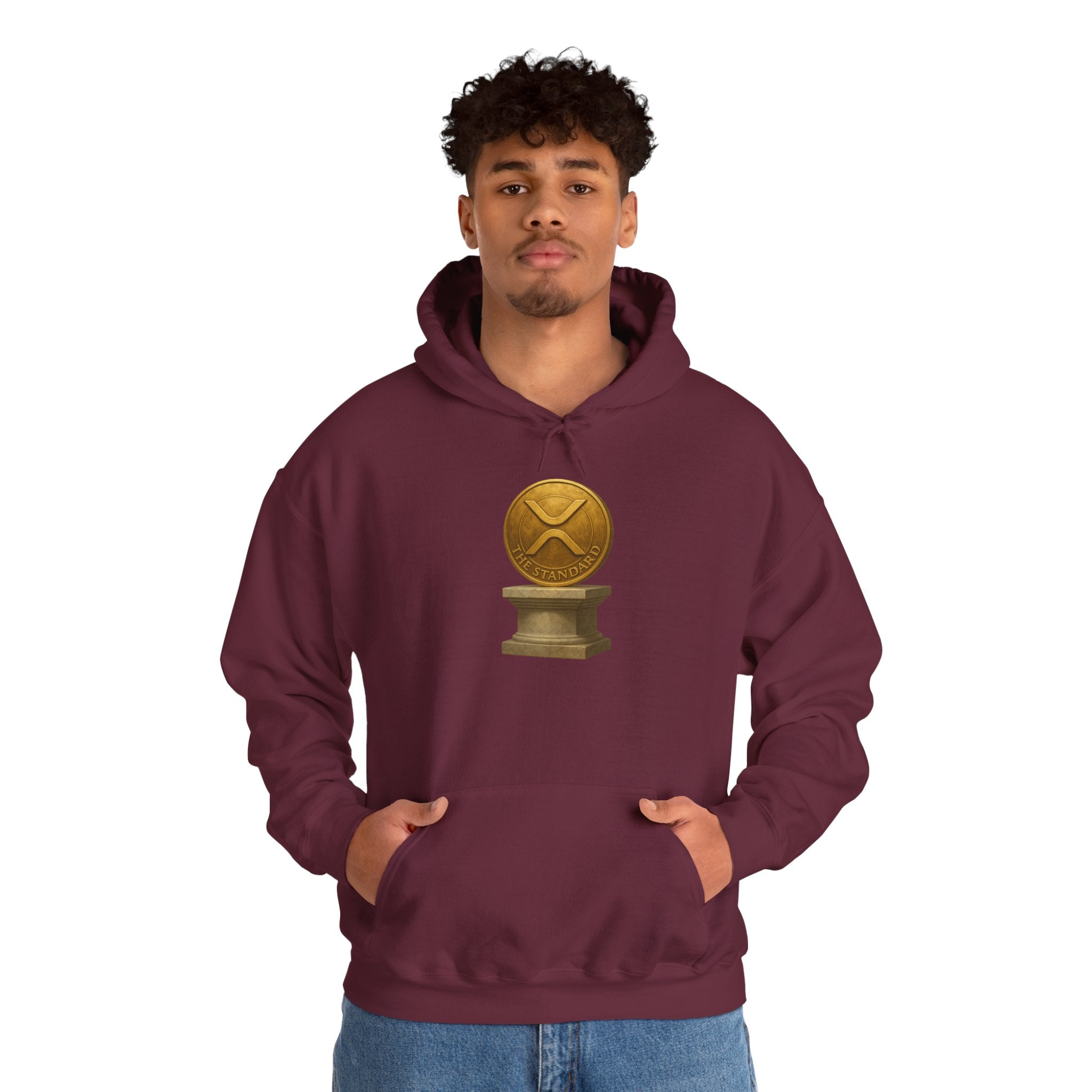 Golden Trophy Hoodie – Vintage Award Emblem Pullover