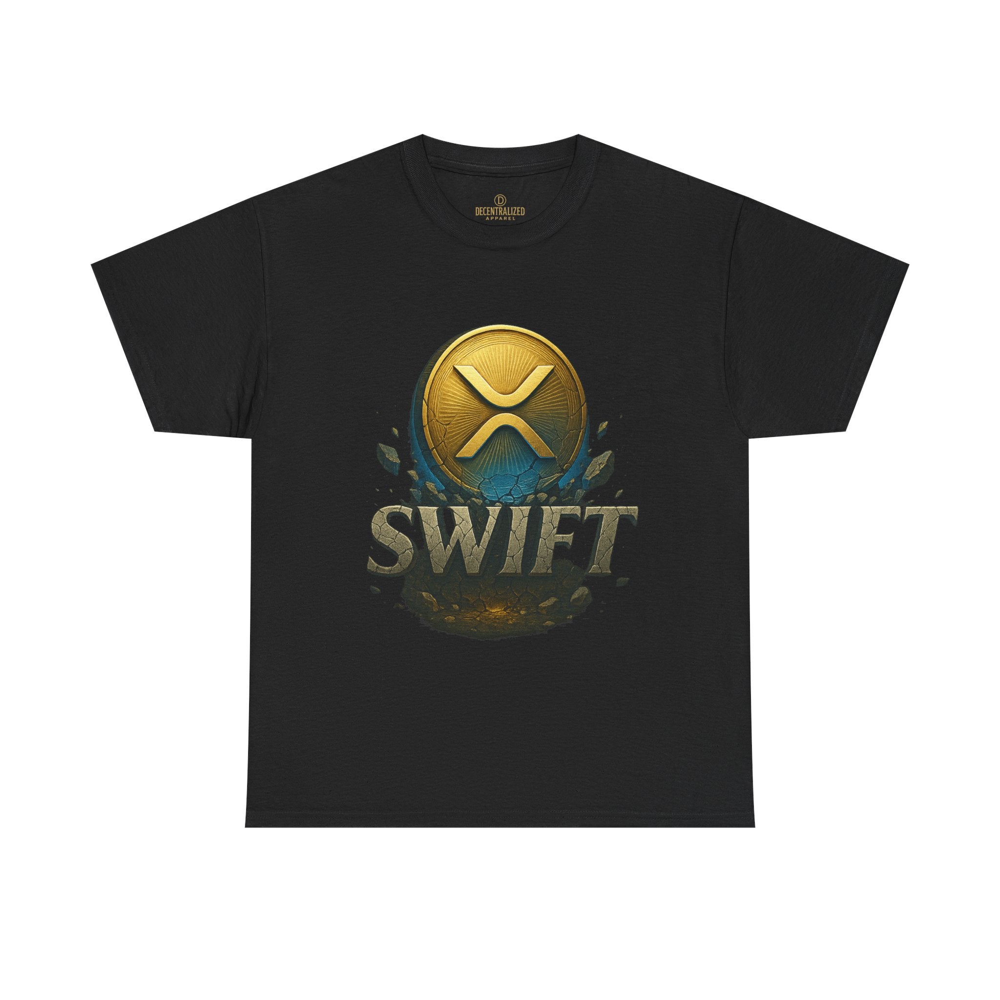 XRP Swift Cryptocurrency T‑Shirt — Ripple Coin Logo Graphic Tee
