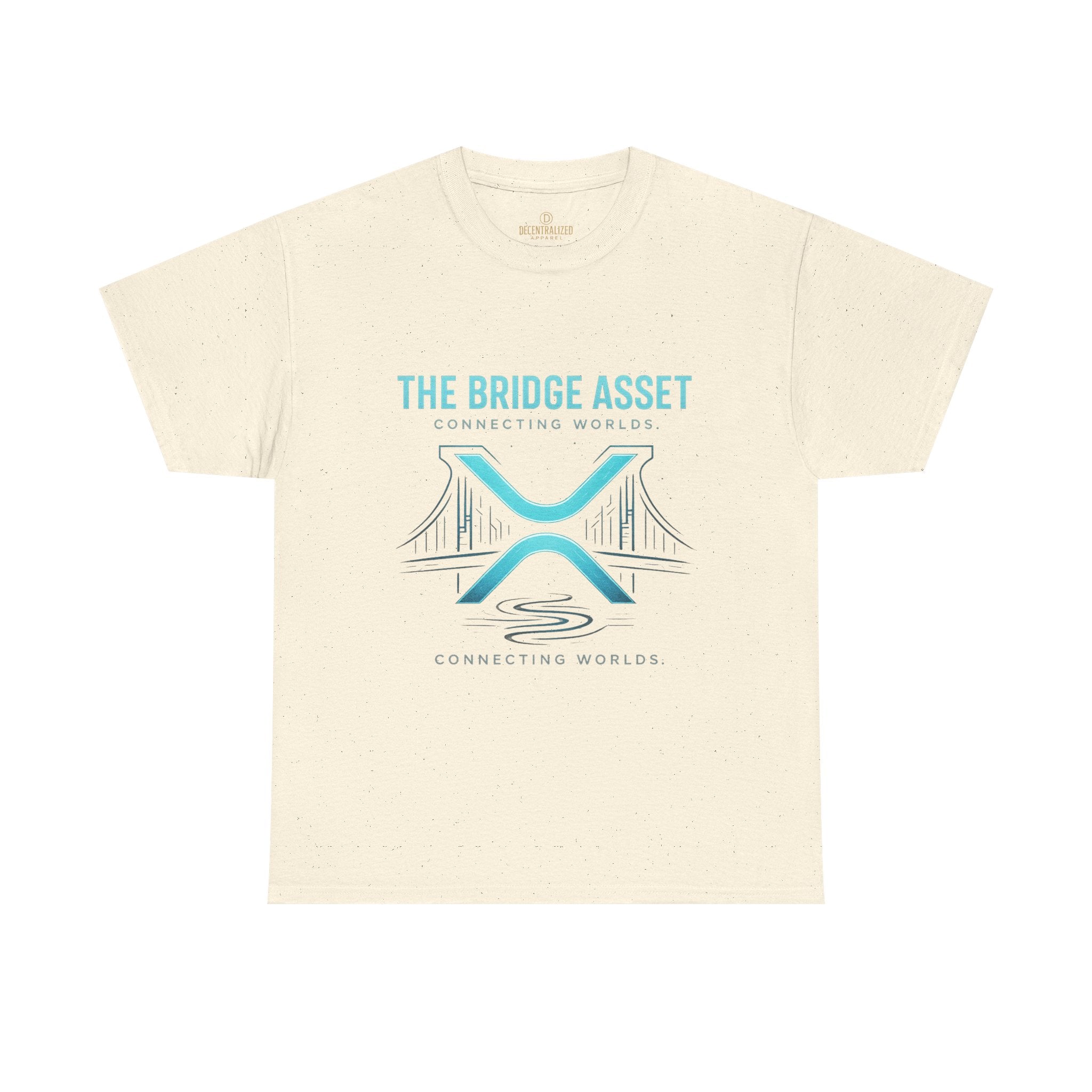 The Bridge Asset Tee – 'Connecting Worlds' Crypto Ripple X Logo T-Shirt
