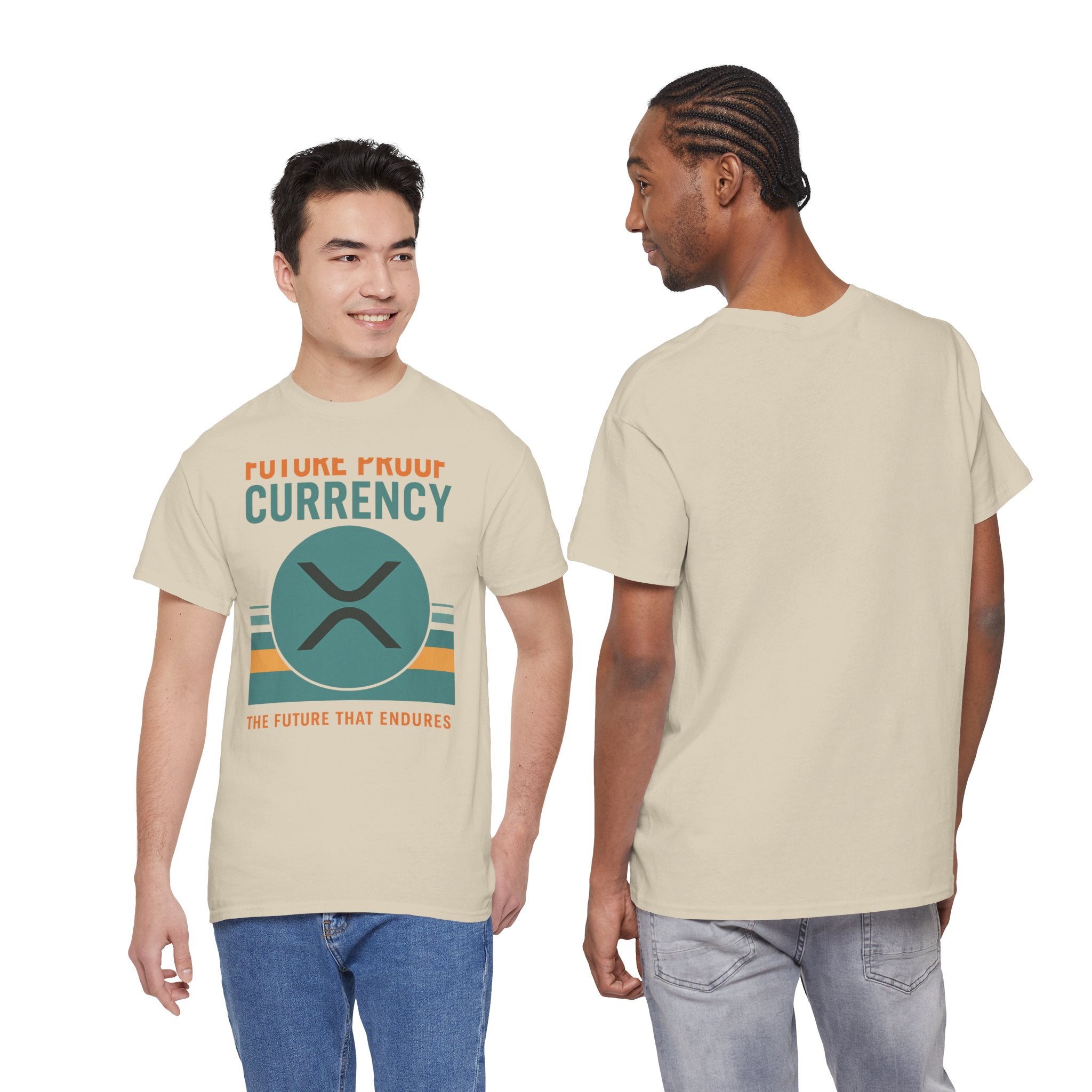 RIPPLE XRP 'Future Proof Currency' Graphic Tee — Crypto Retro Logo Shirt