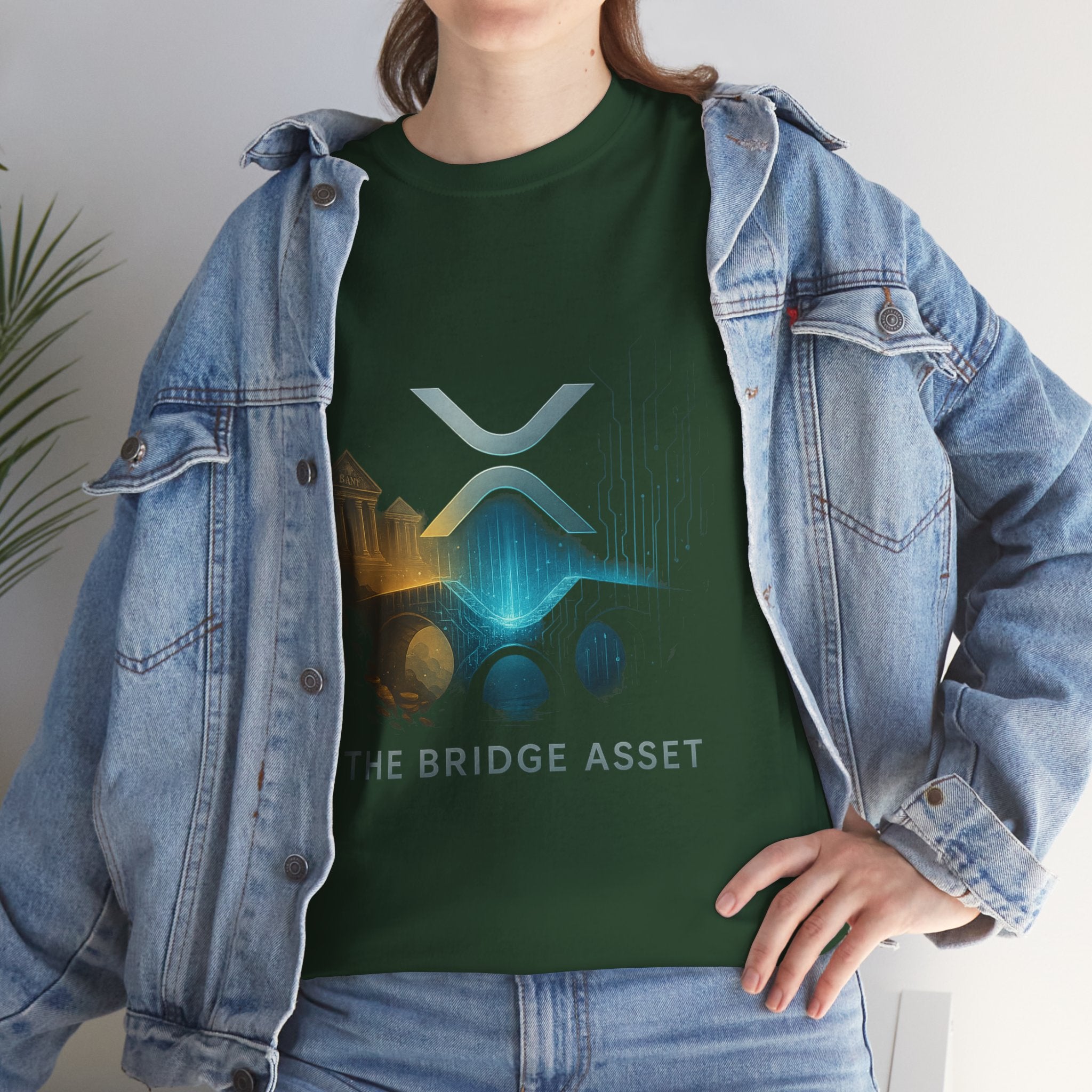 Ripple XRP Crypto Tee — 'The Bridge Asset' Logo T-Shirt