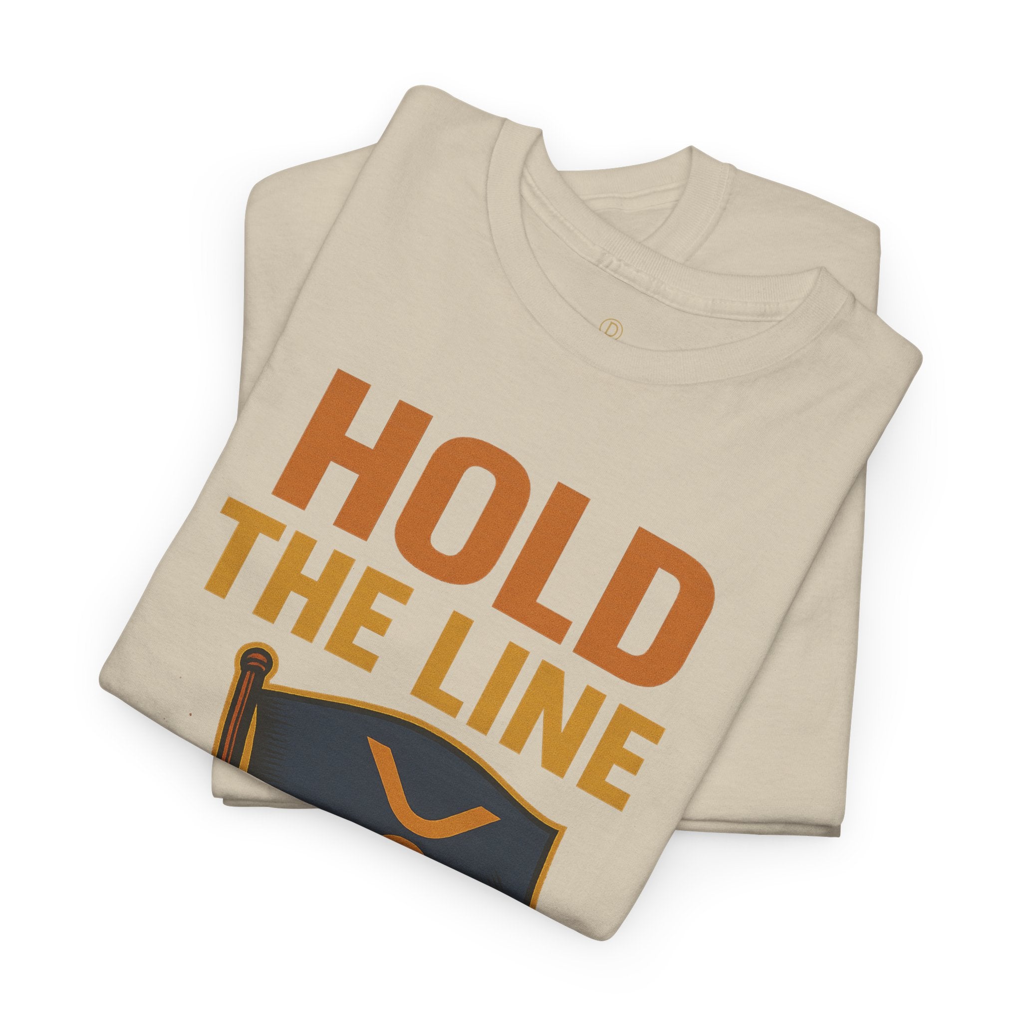 Hold The Line Tee — Bold Flag Graphic Cryptocurrency XRP Shirt
