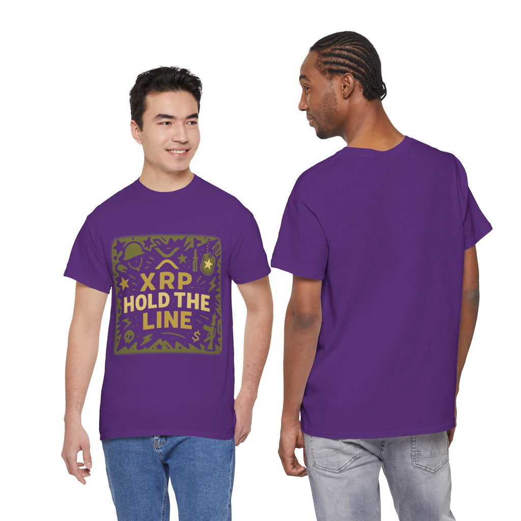 T-Shirt — XRP Hold The Line Crypto Graphic Tee