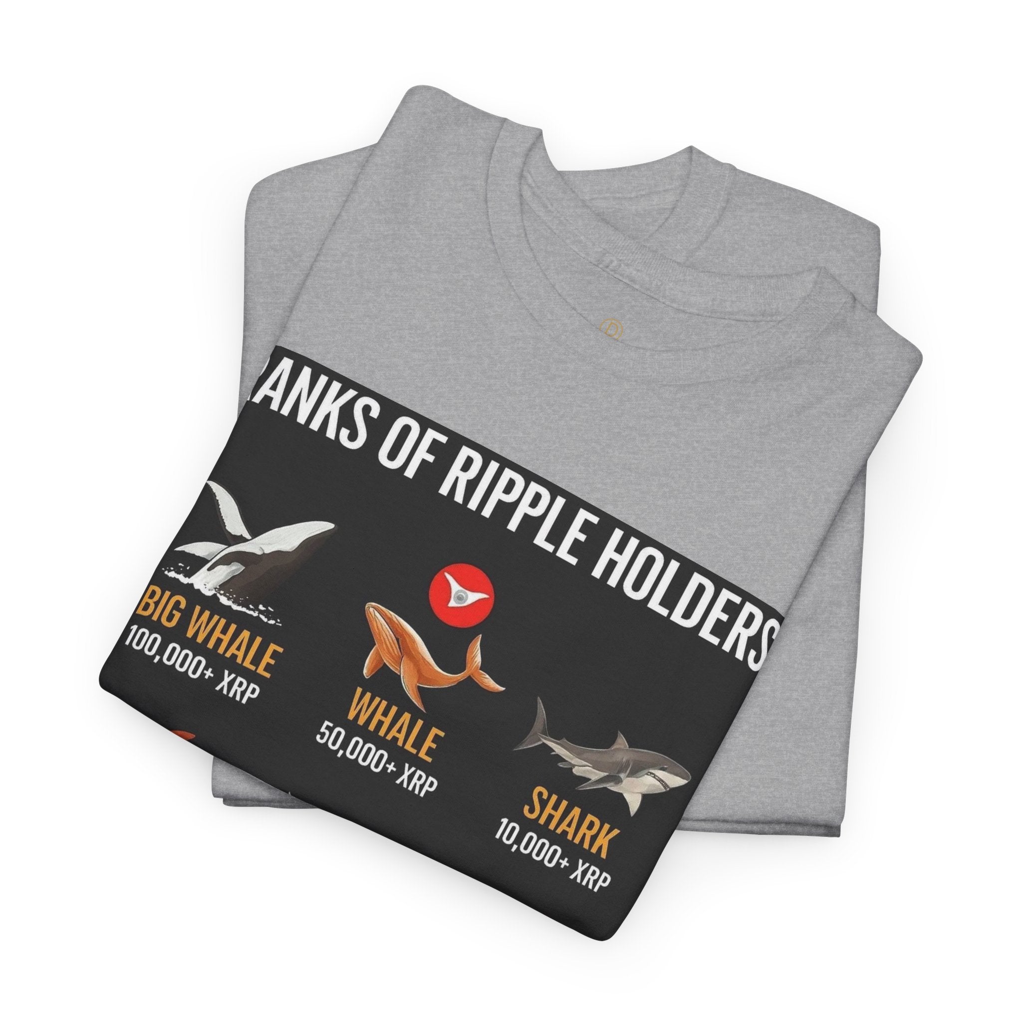 Crypto Ranks T-Shirt – "Ranks of Ripple Holders" Illustrated Guide