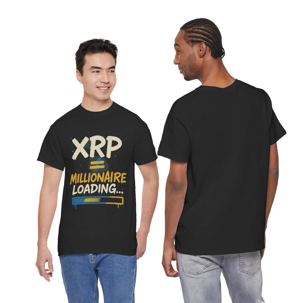 XRP Millionaire Loading T-Shirt — Crypto Investor Progress Tee