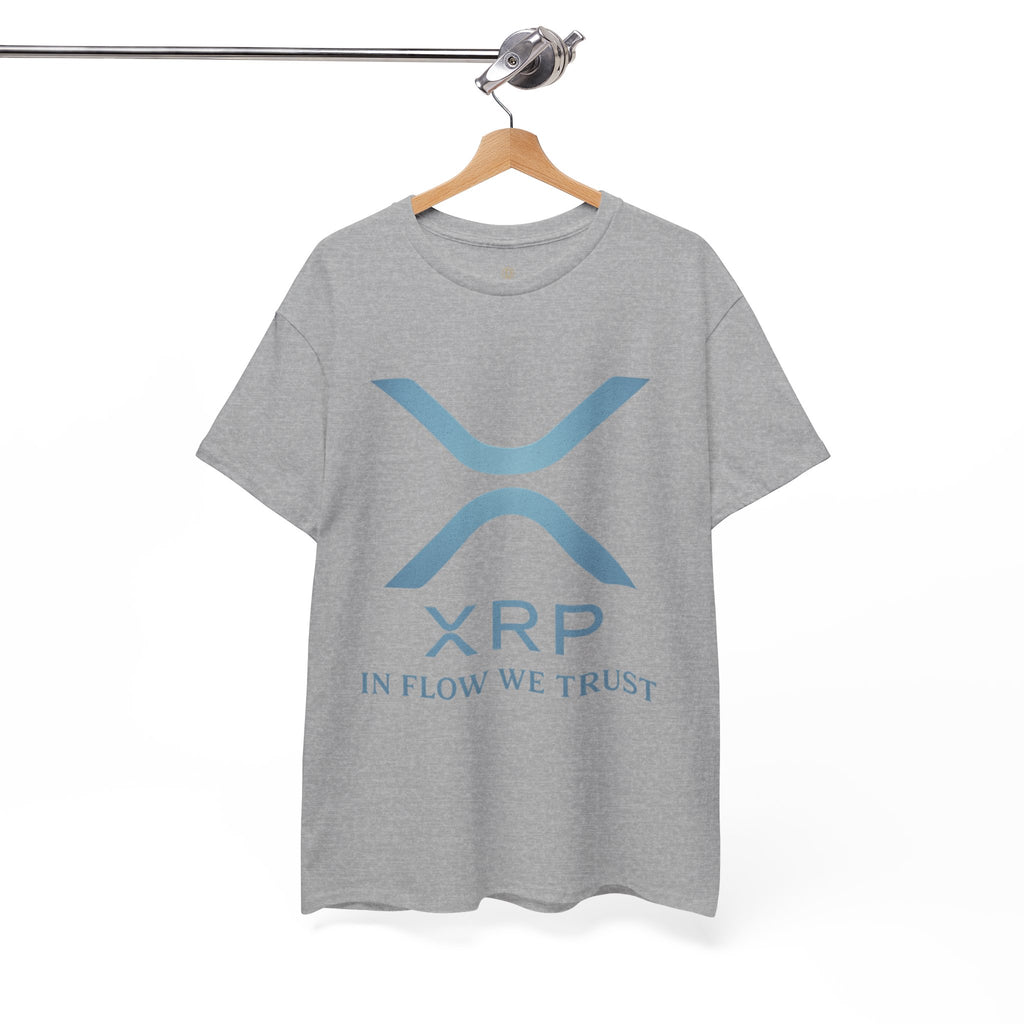 XRP Crypto Tee — "In Flow We Trust" Ripple Logo T-Shirt